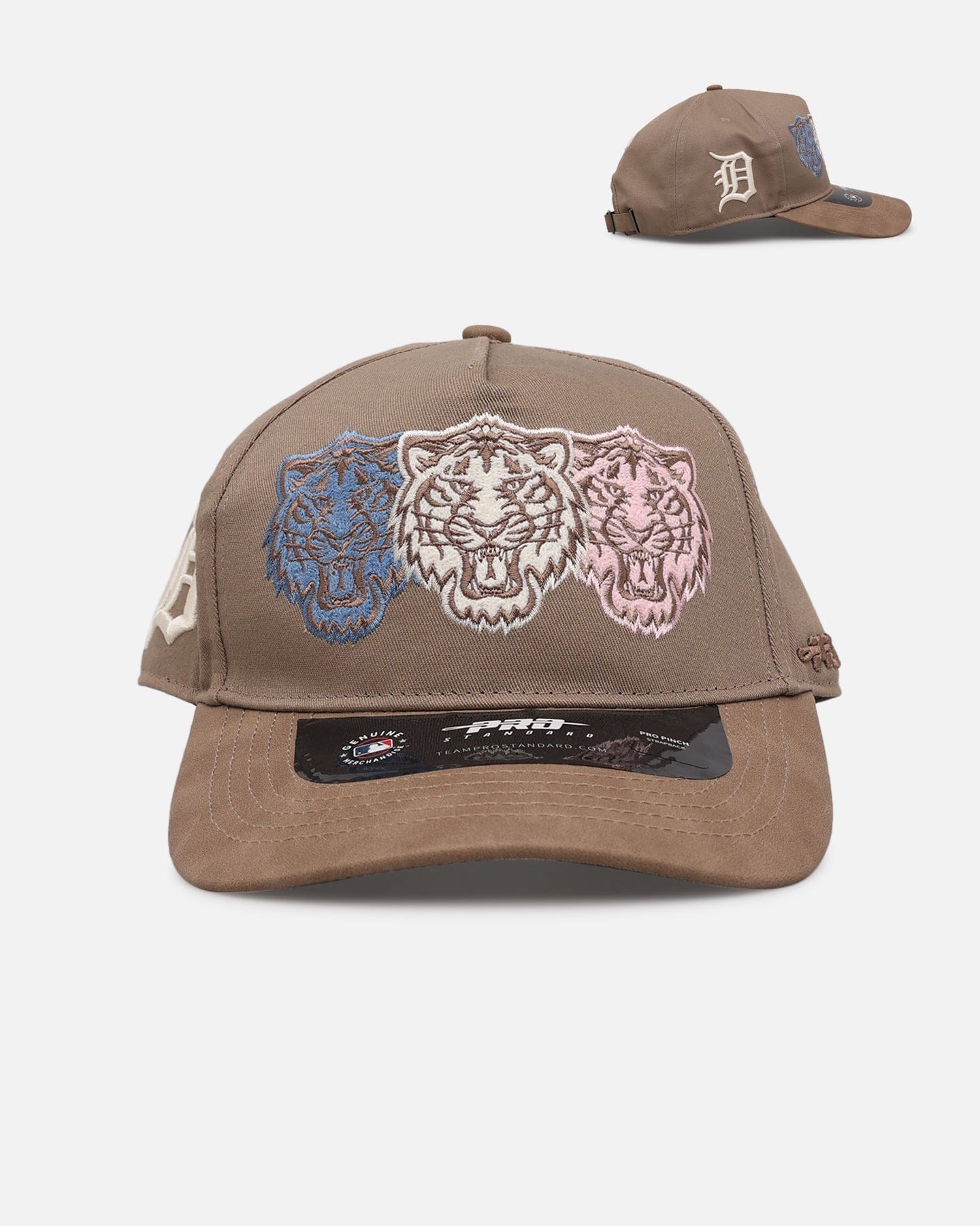 PRO Standard Detroit Tigers Multicolor Logos Pro Pinch Strapback Multicolor