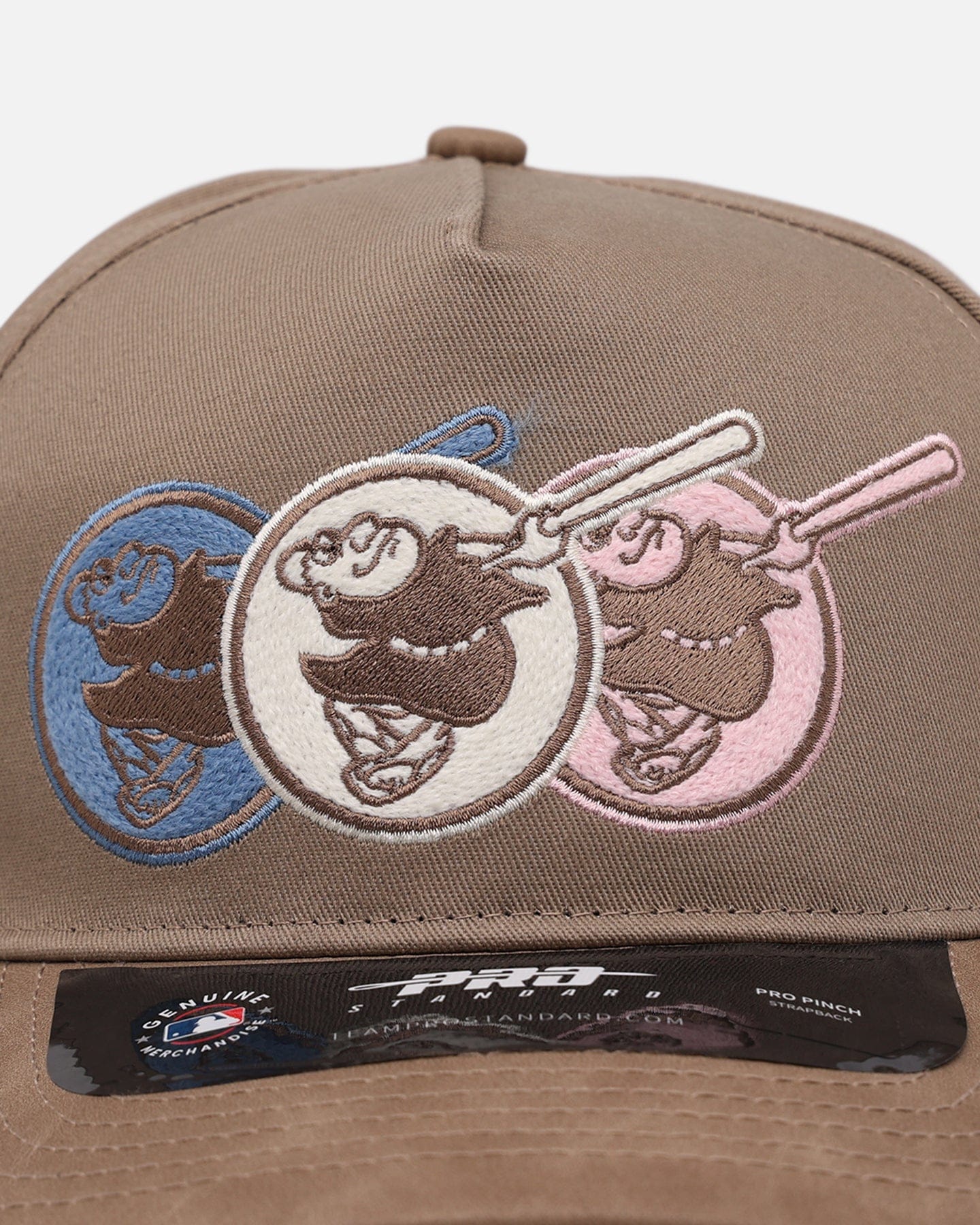 PRO Standard San Diego Padres Multicolor Logos Pro Pinch Strapback Multicolor