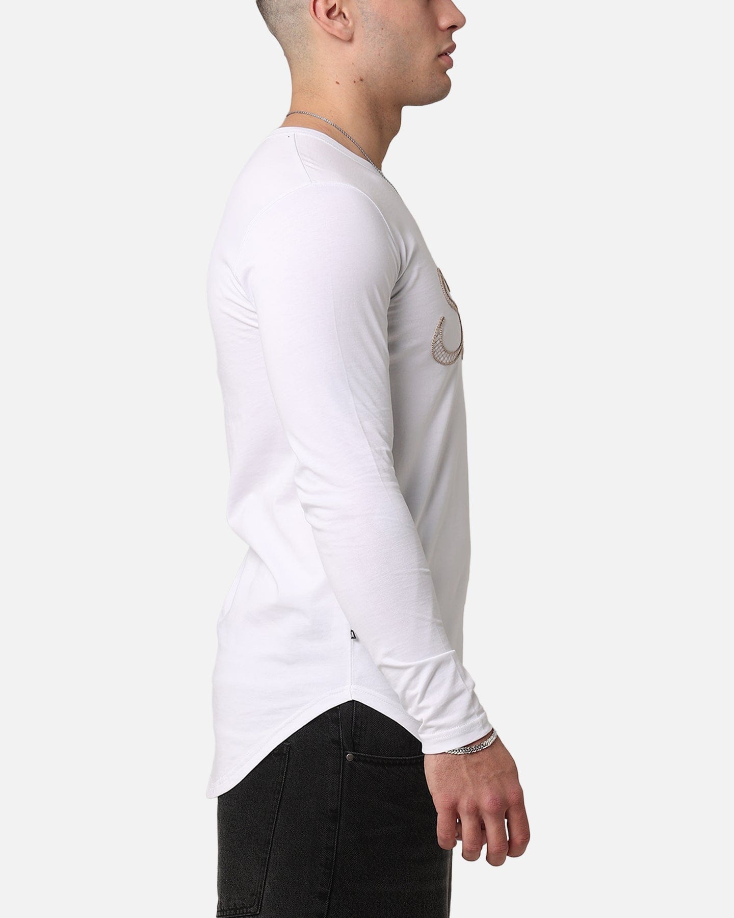 Saint Morta El Duplo Scribere Long Sleeve T - Shirt White
