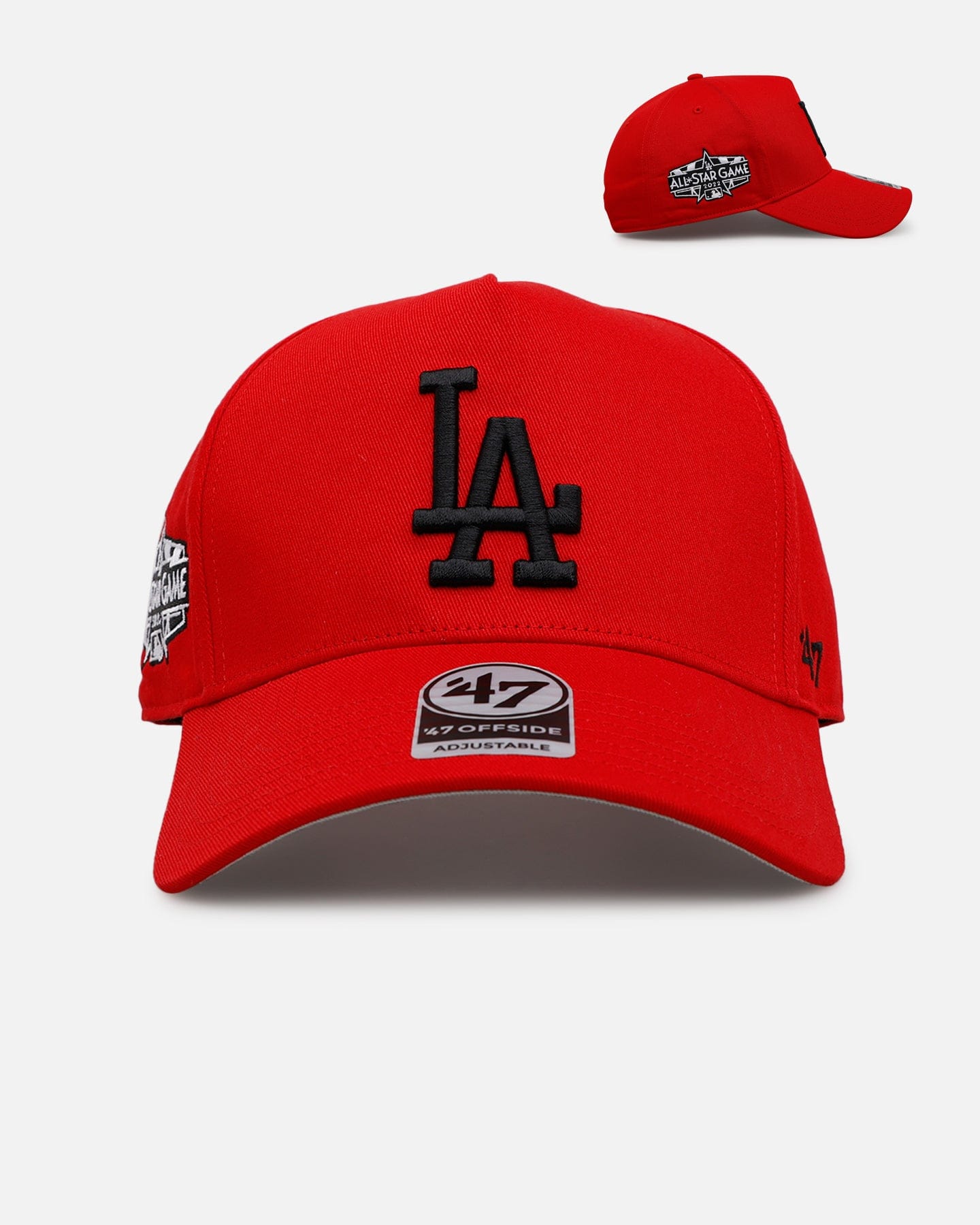 47 Brand Los Angeles Dodgers Black And Red Variety Pack 47 Offside Snapback Red/Black