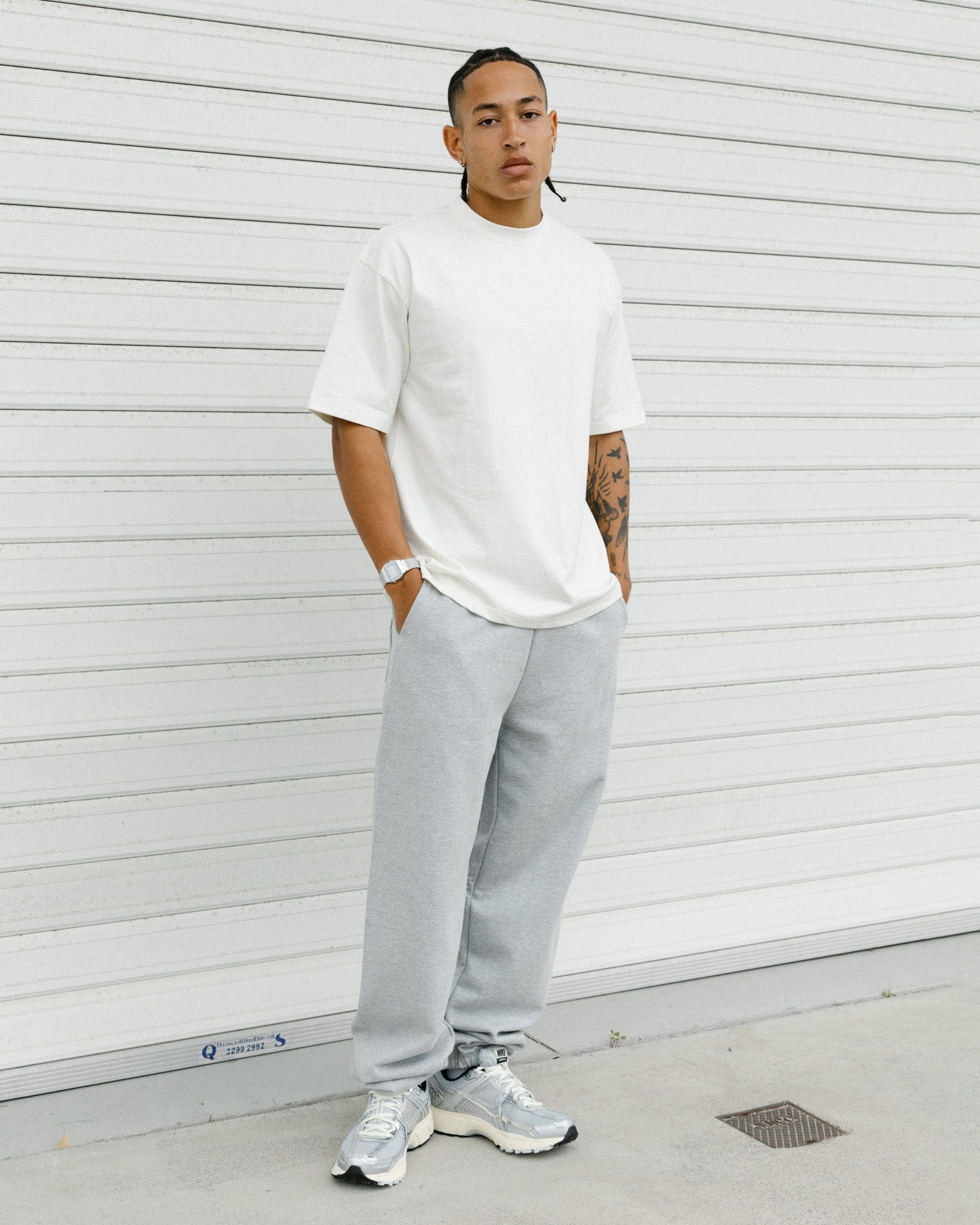 American Thrift Short Sleeve T - Shirt Off White