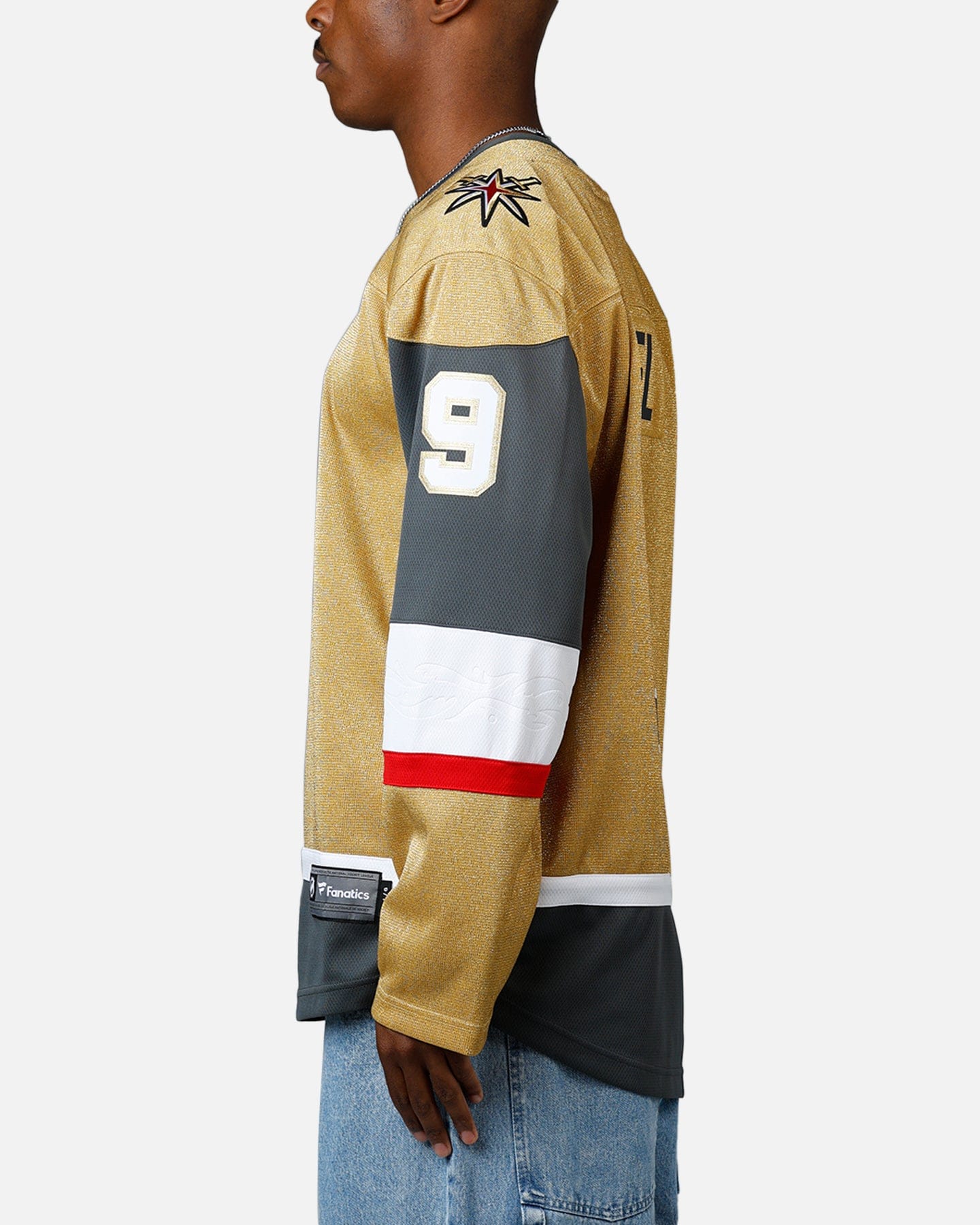 Fanatics Fanastics Vegas Golden Knights Jack Eichel #9 Jersey Gold