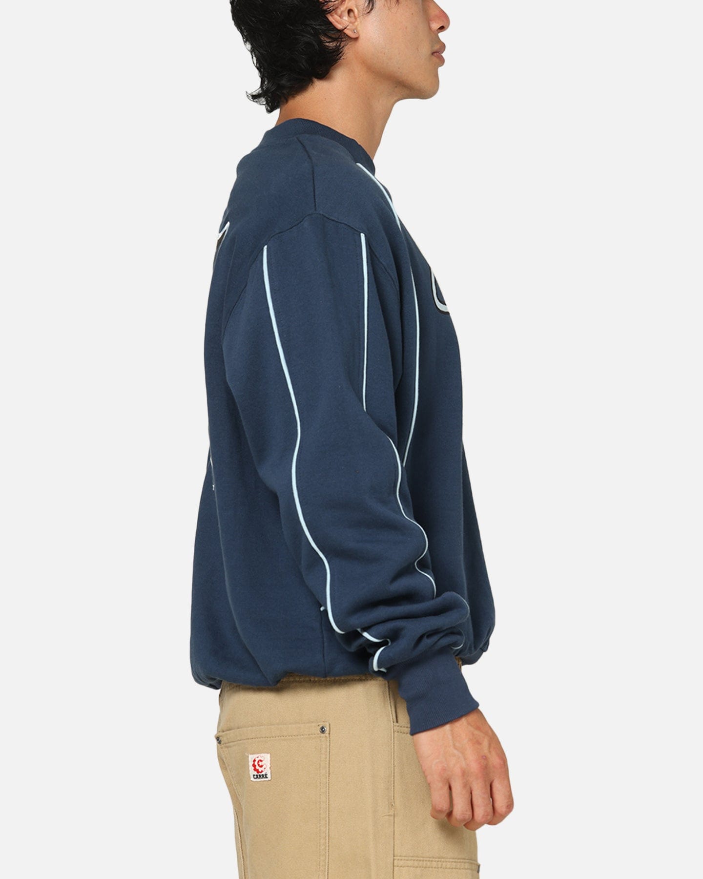 Carre International Star Crewneck Navy