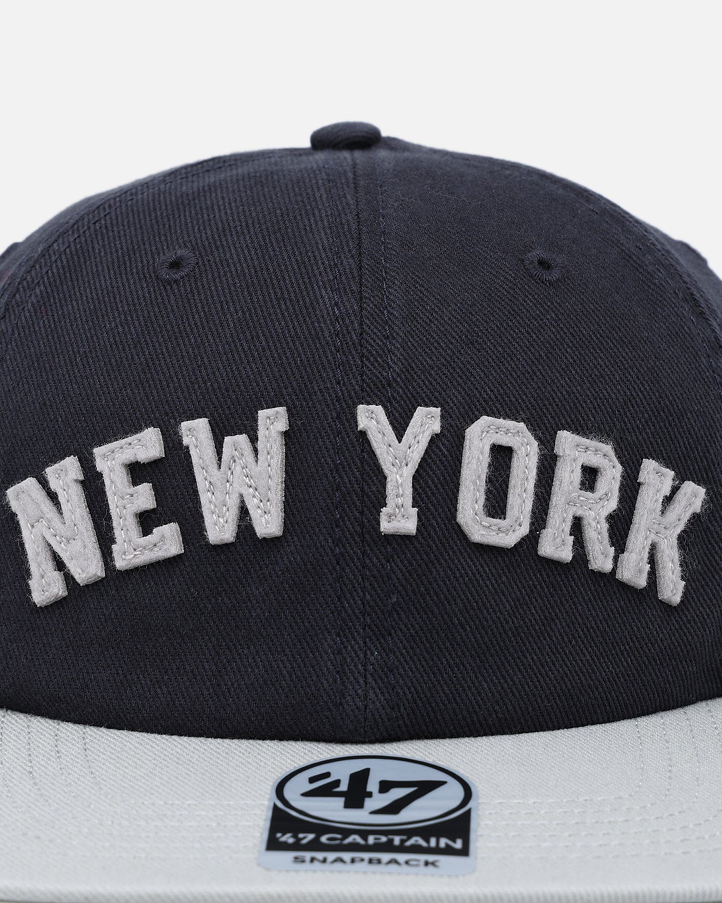 47 Brand New York Yankees The City Block Collection Club Legacy '47 Captain Snapback Navy