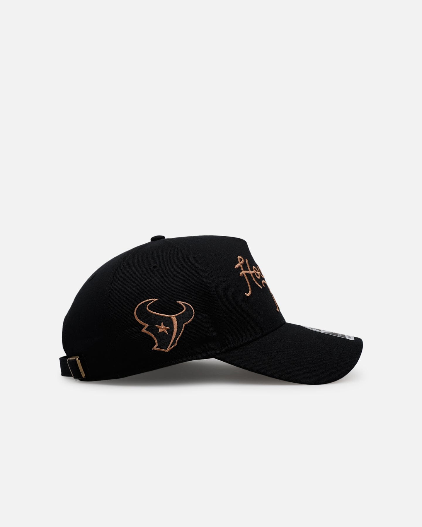 47 Brand Houston Texans Round Em Up '47 Offside Strapback Black