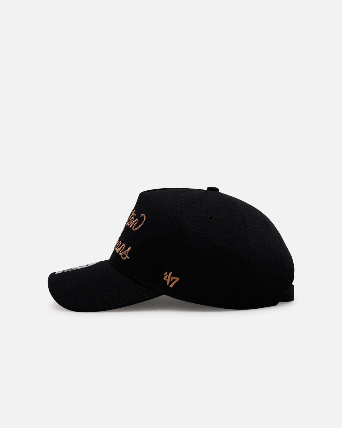 47 Brand Houston Texans Round Em Up '47 Offside Strapback Black