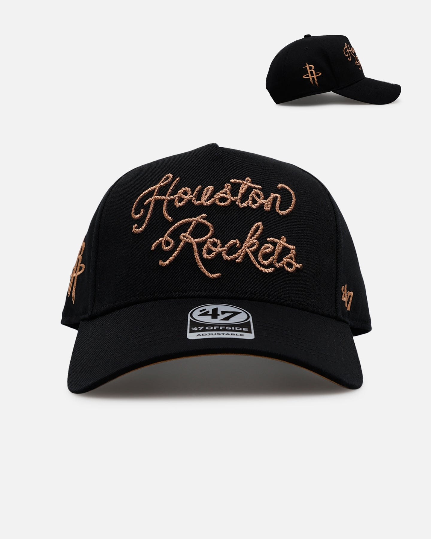 47 Brand Houston Rockets Round Em Up '47 Offside Snapback Black