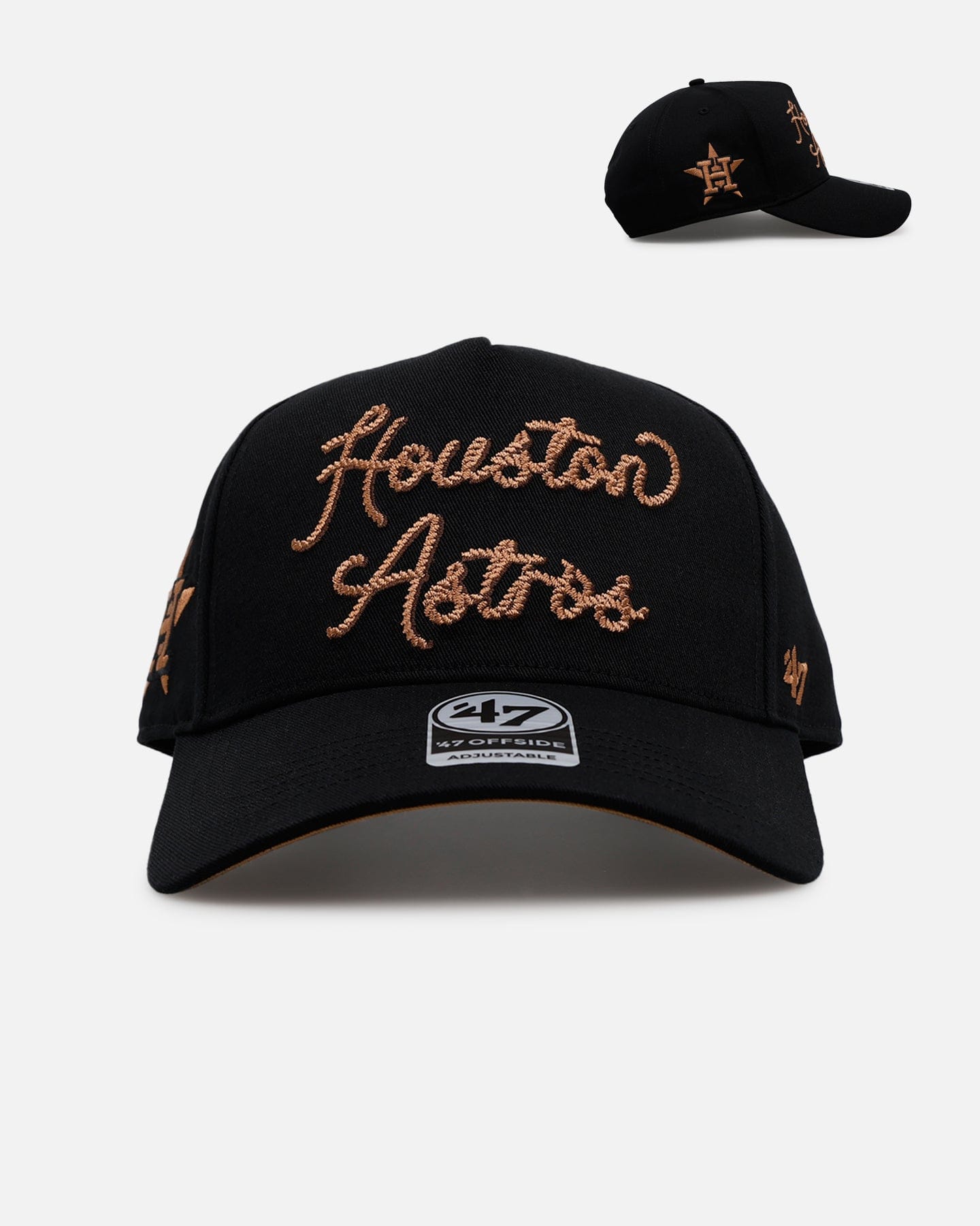 47 Brand Houston Astros Round Em Up '47 Offside Snapback Black