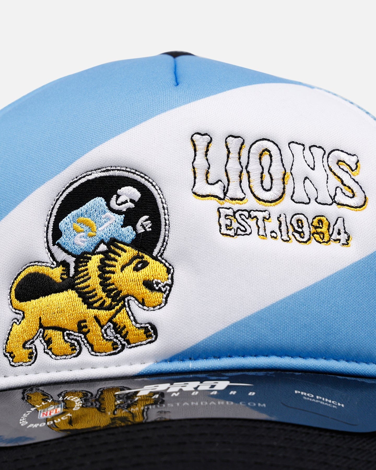 PRO Standard Detroit Lions NFL Kickoff Trucker Snapback Light Blue