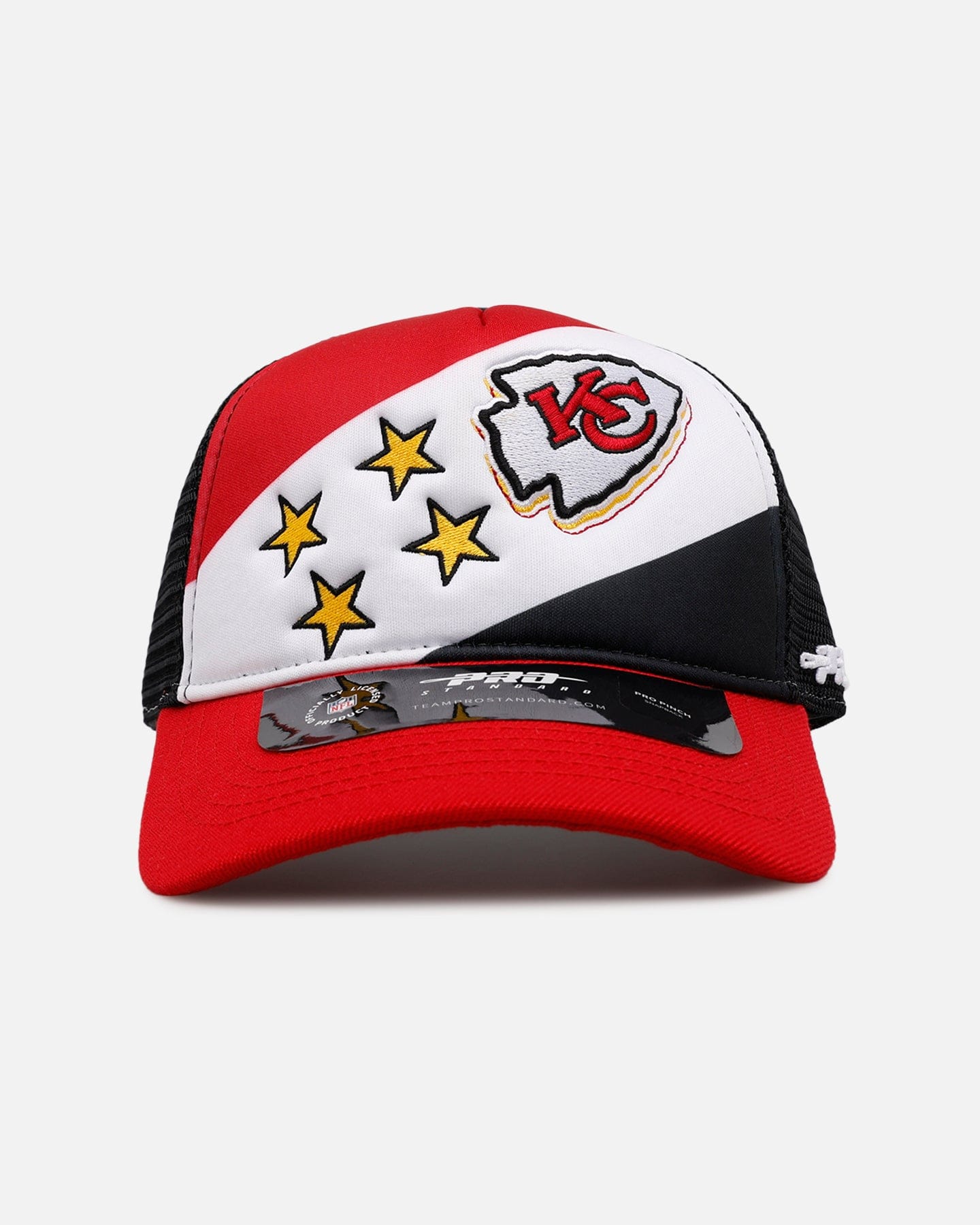 PRO Standard Kansas City Chiefs NFL Kickoff Trucker Snapback Black/Red