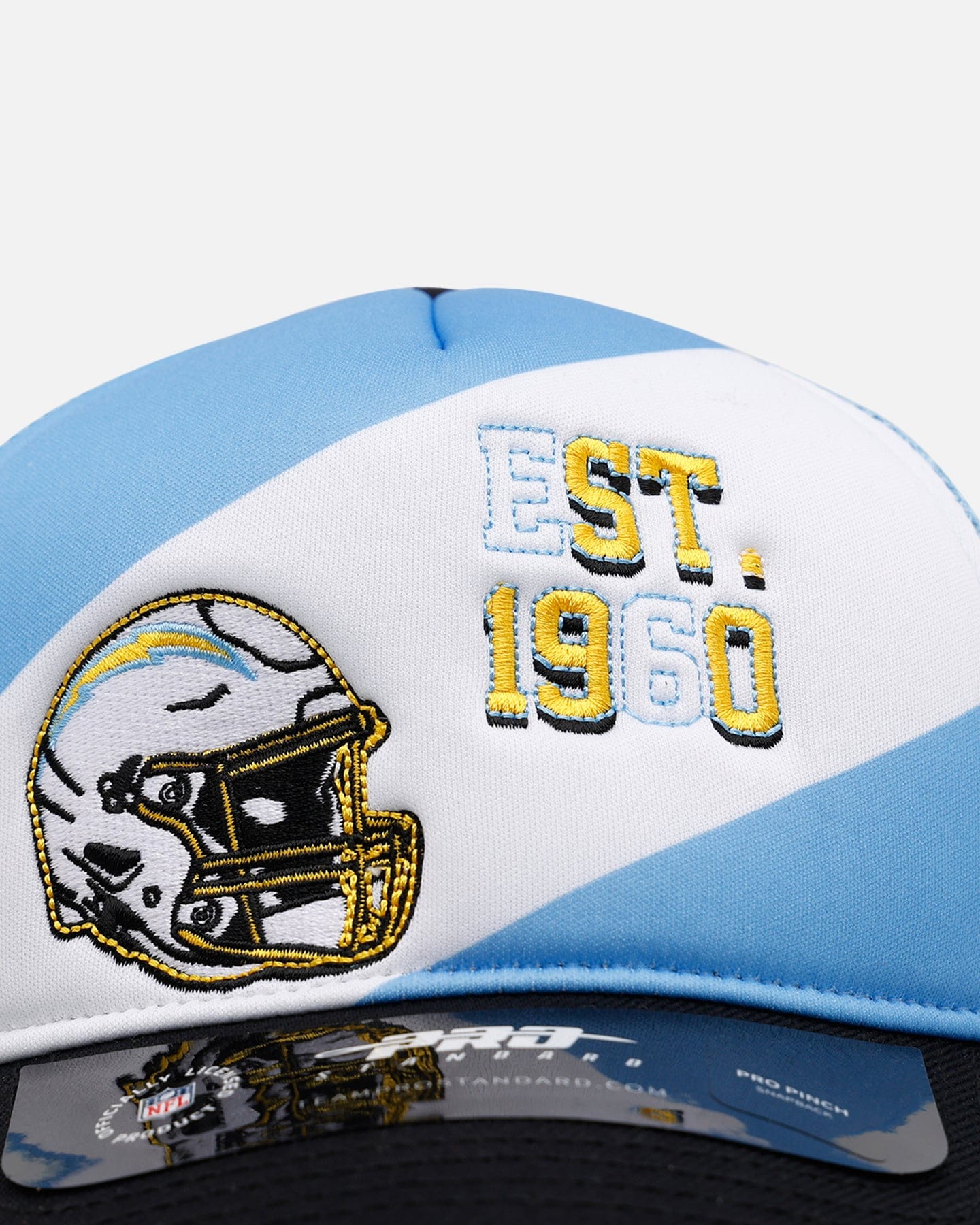 PRO Standard Los Angeles Chargers NFL Kickoff Trucker Snapback Powder Blue