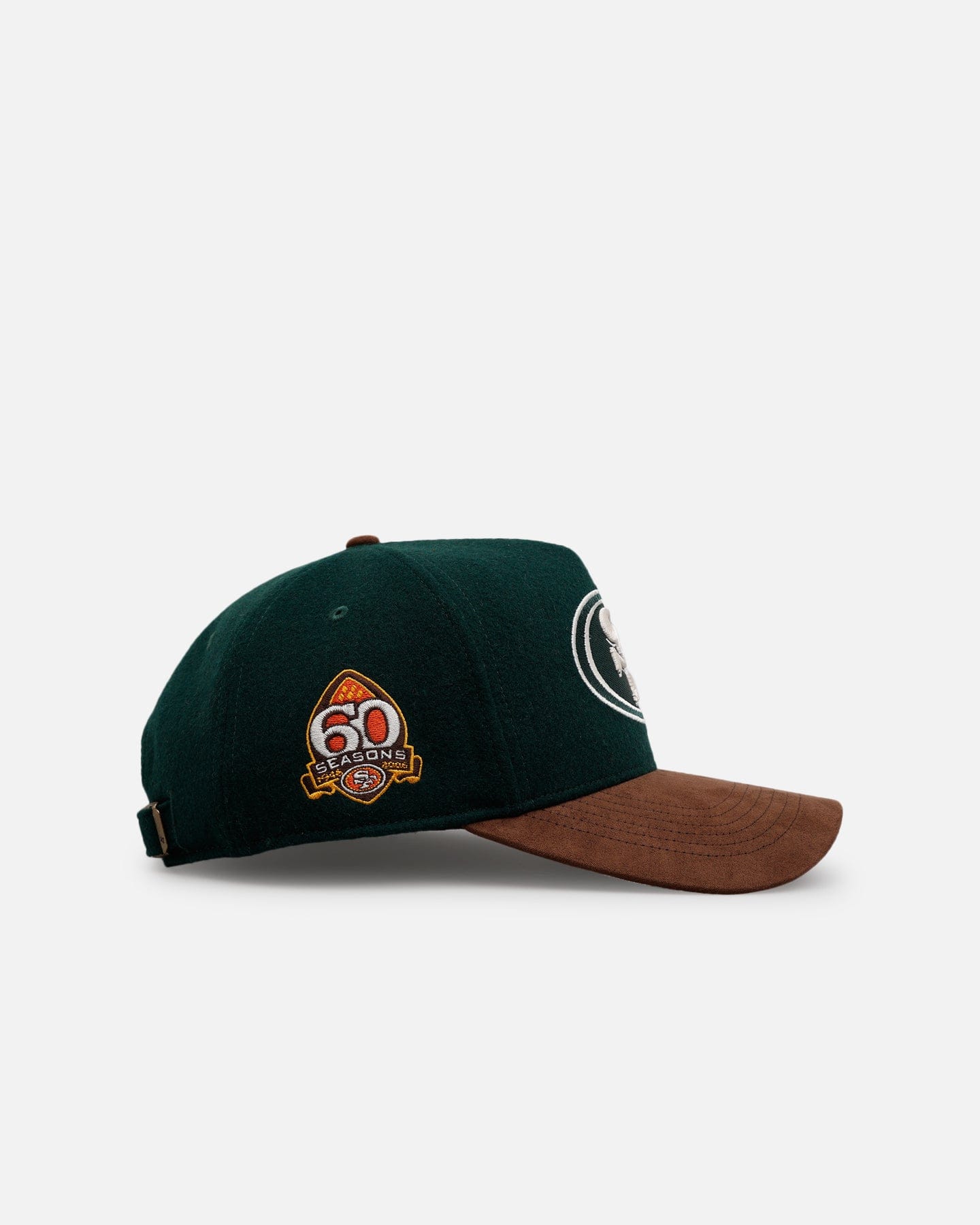 47 Brand San Francisco 49ers Fall Leaves Clean Up Strapback Green/Brown