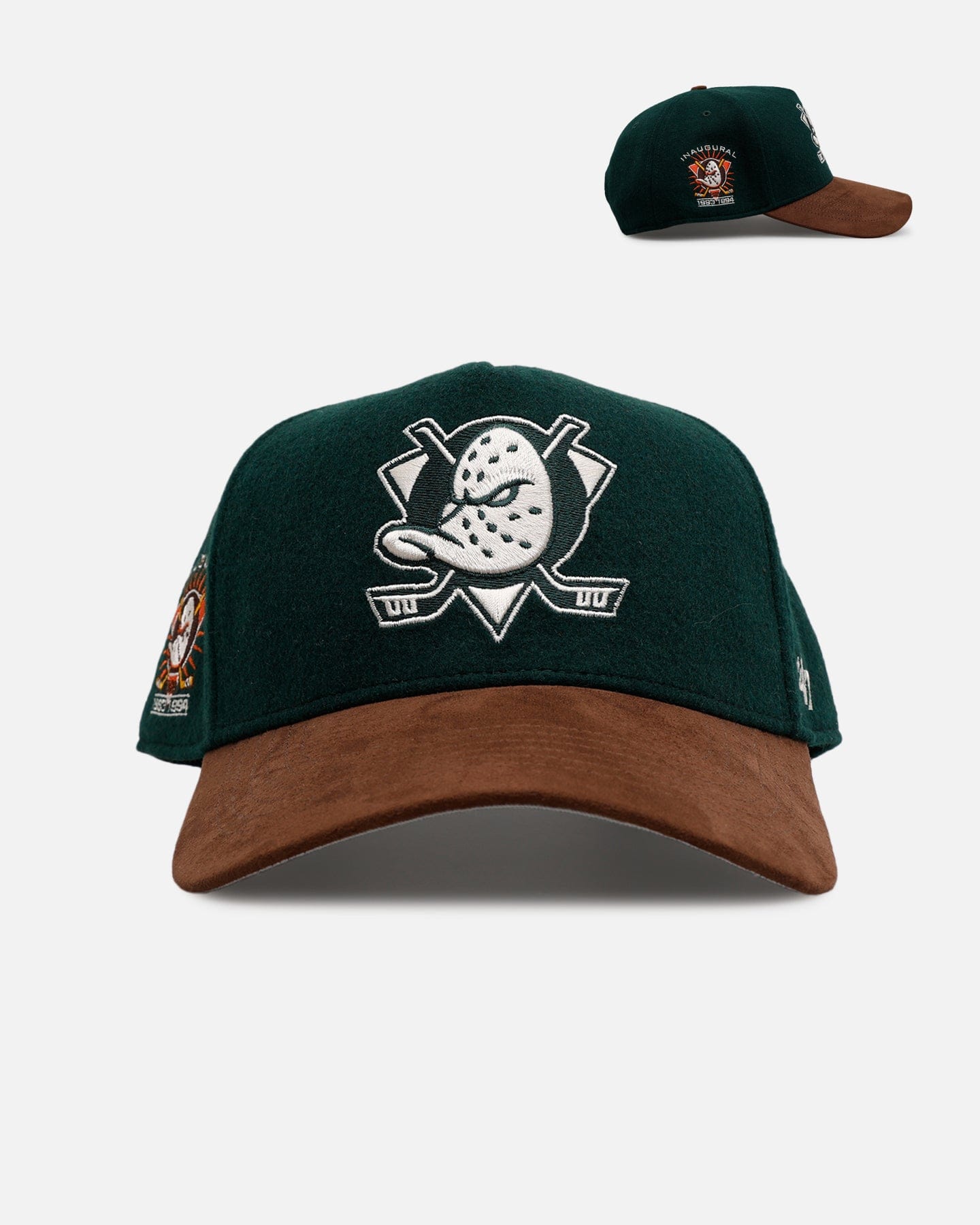 47 Brand Anaheim Ducks Fall Leaves 47 Offside Snapback Green/Brown