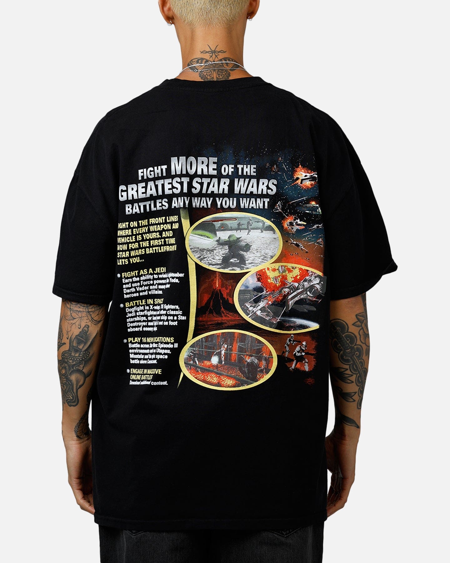 73studio Star Wars Darth Vader Battlefront II T - Shirt Black