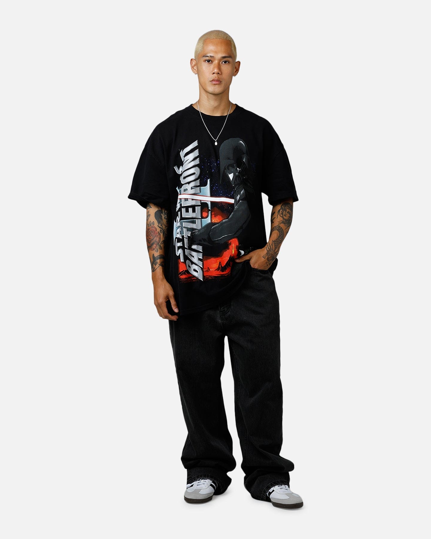 73studio Star Wars Darth Vader Battlefront II T - Shirt Black
