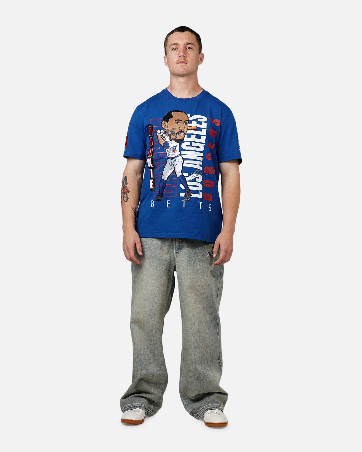 PRO Standard Los Angeles Dodgers Mookie Betts Avatar T - Shirt Blue