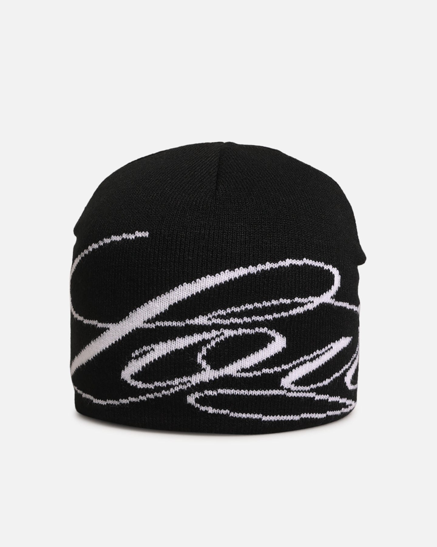 Loiter Skull Knit Beanie Black