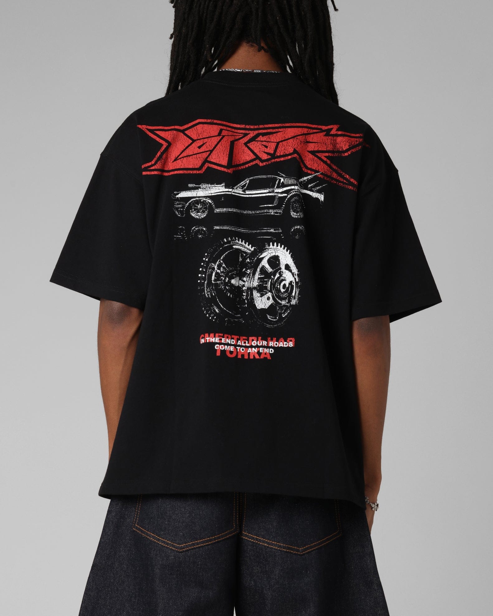 Loiter Death Race Vintage T - Shirt Black