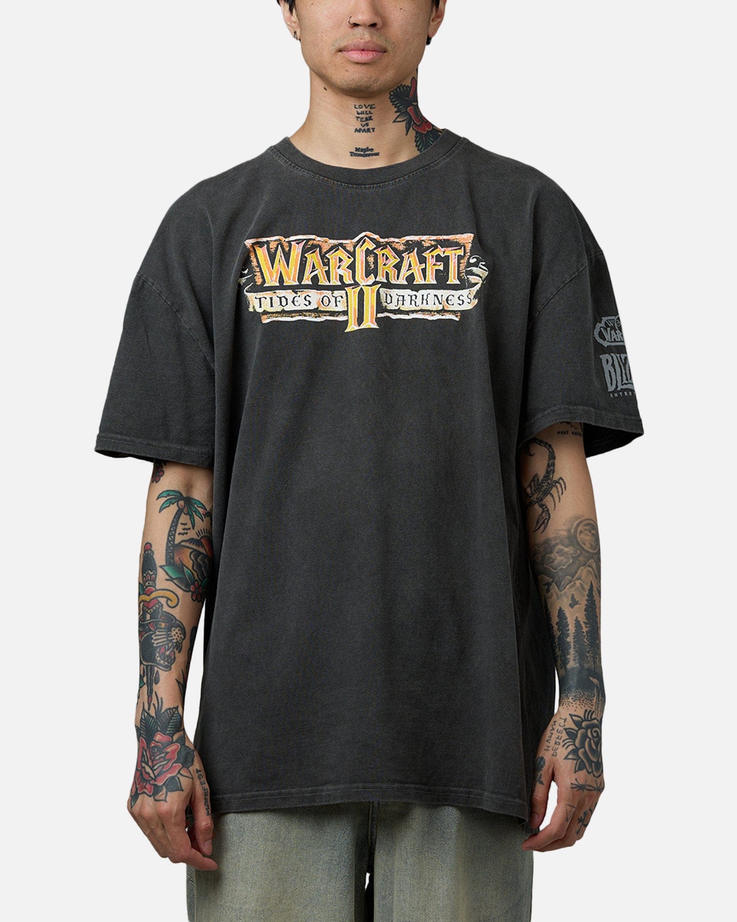 73studio x World of Warcraft II: Tides Of Darkness T - Shirt Black Wash