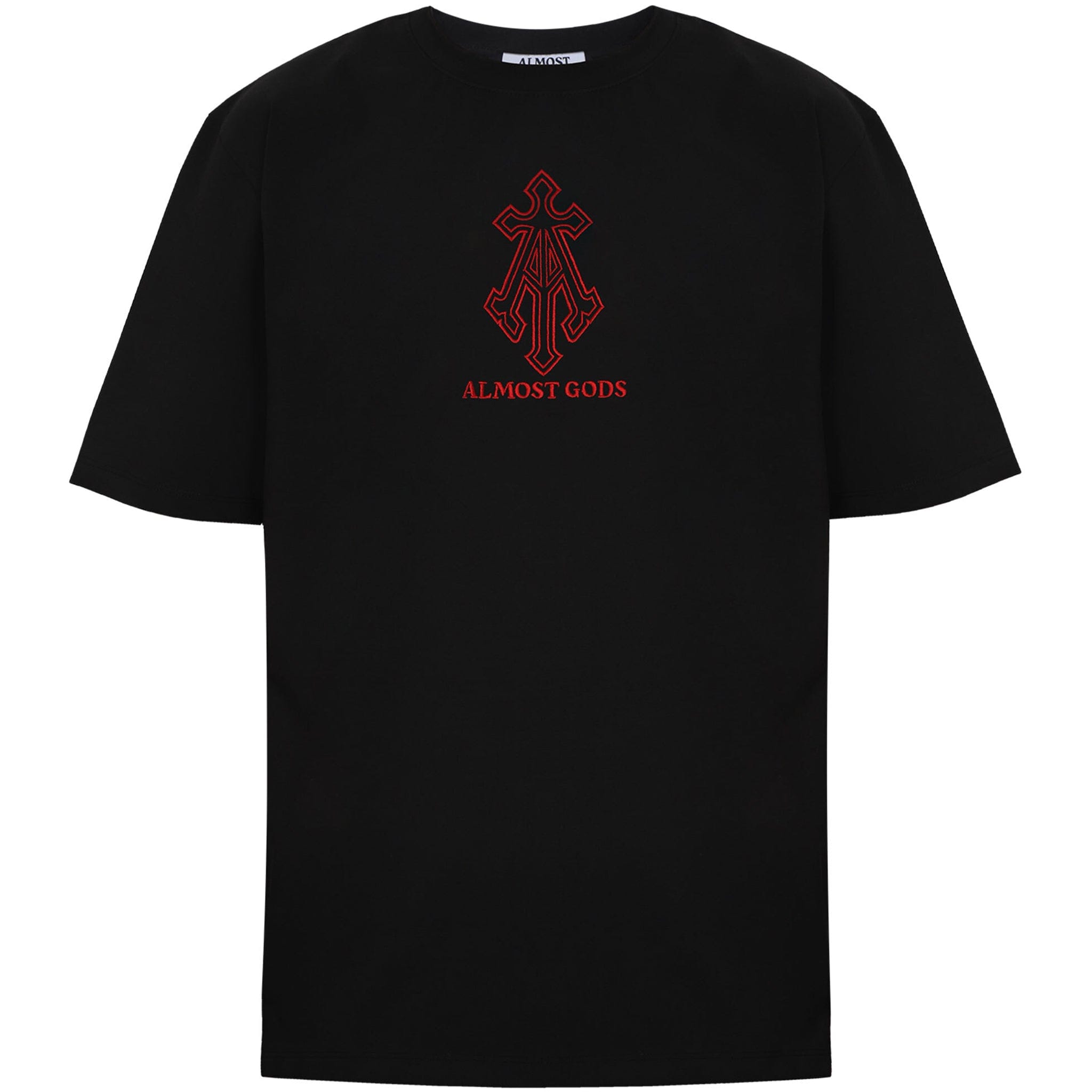 Almost Gods ALPHA CROSS EMBROIDERED T-Shirt