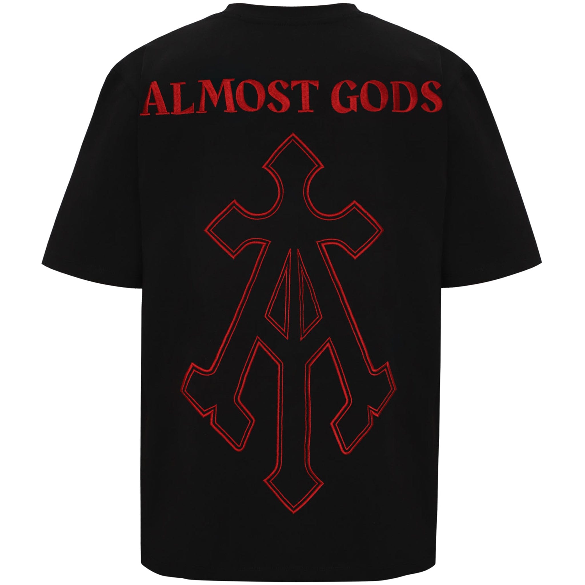 Almost Gods ALPHA CROSS EMBROIDERED T-Shirt