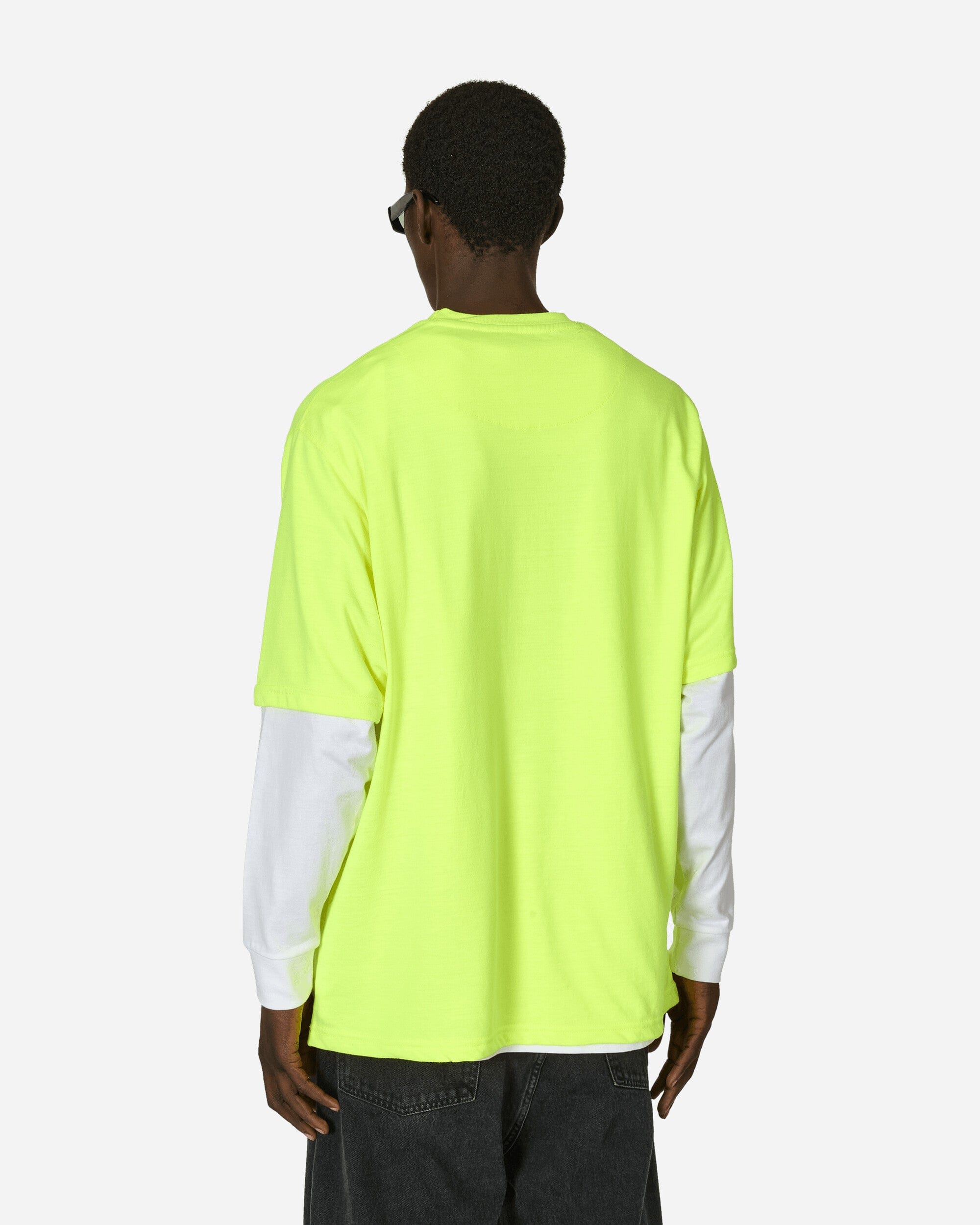Ben Davis Heavy Duty Classic Label Pocket T - Shirt Hi Vis Green