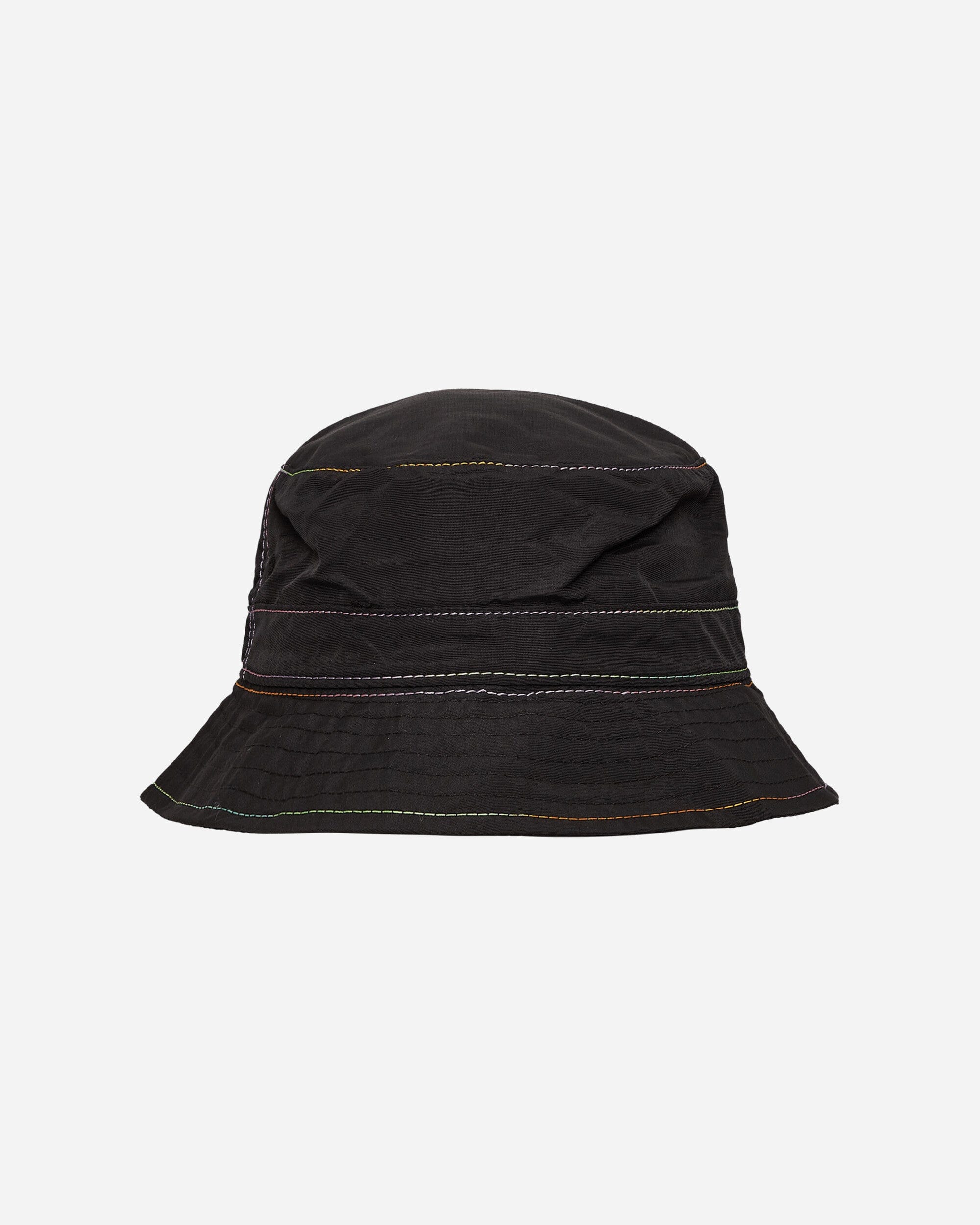 4 Worth Doing Gradient Stitch Bucket Hat Black