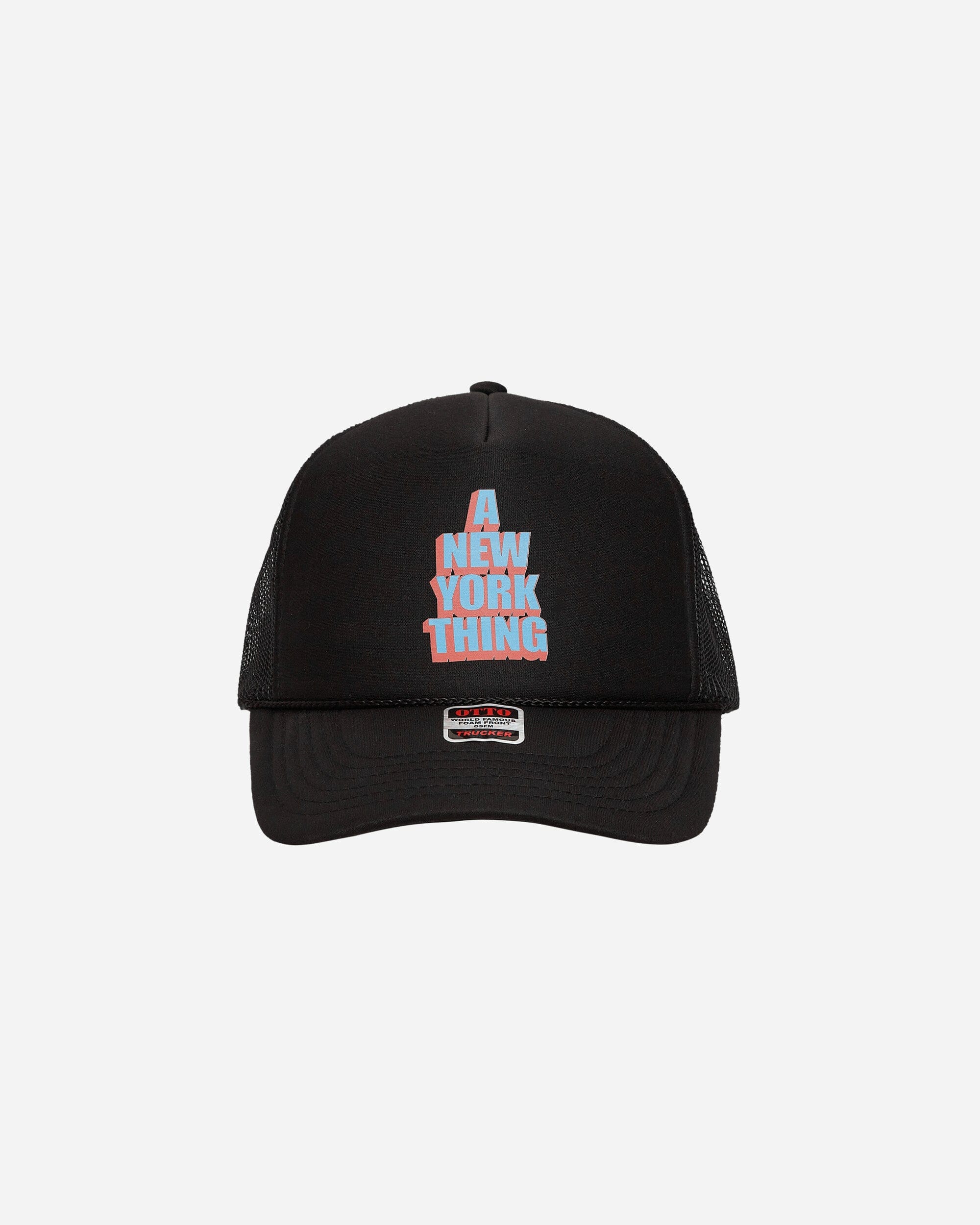 Anything Stacked Trucker Hat Black