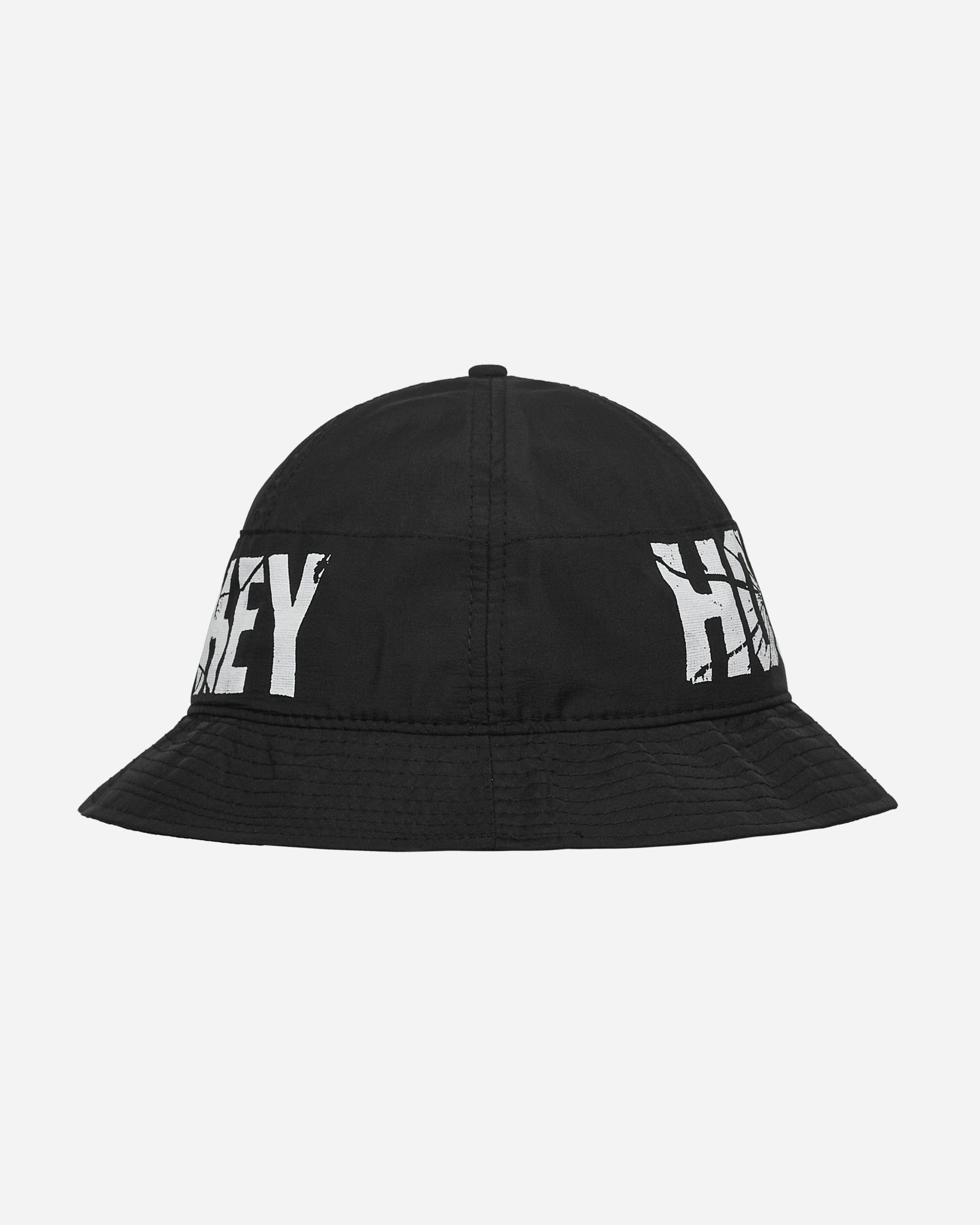 Hockey Crinkle Bell Bucket Hat Black