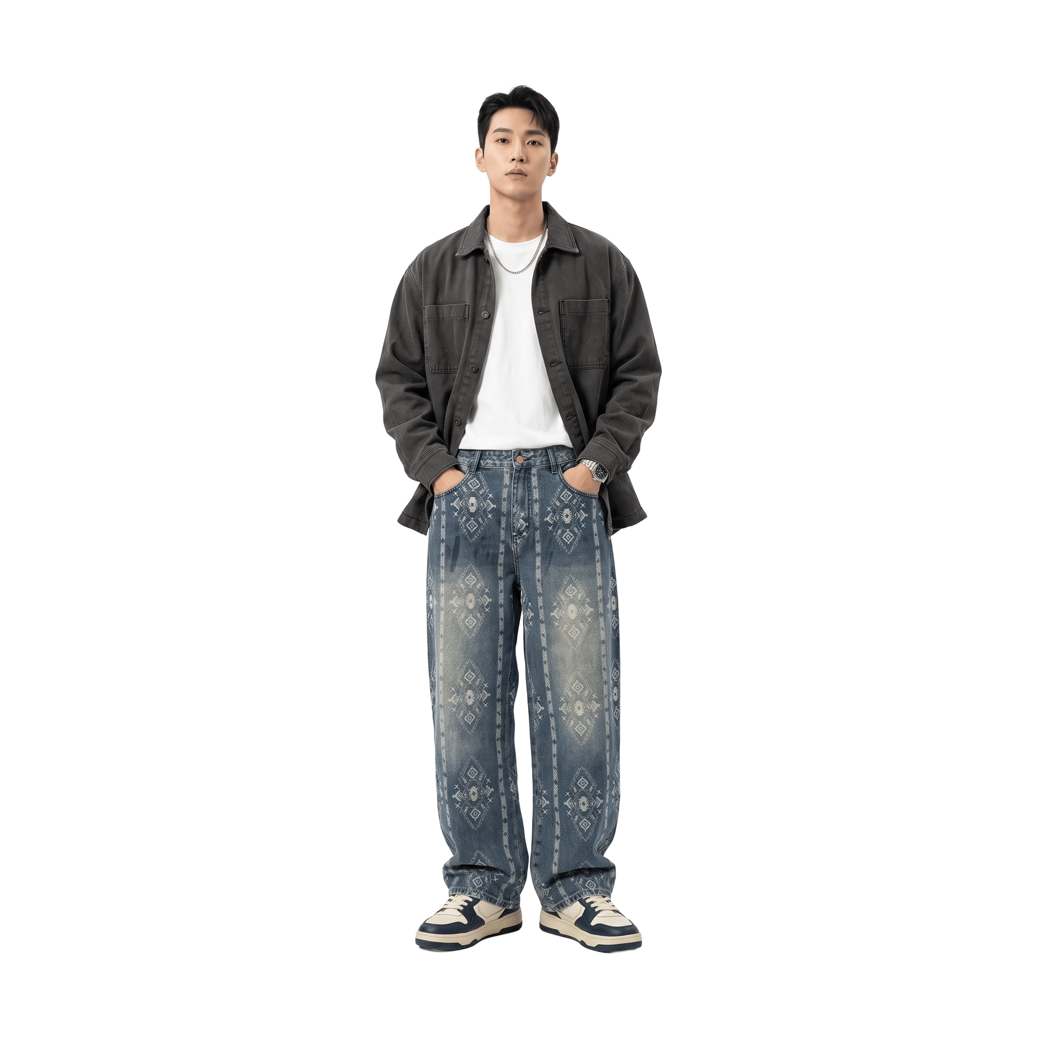 RAW21 RAW/21 Coustic Wide Straight Cut Jeans Blue (SS26)