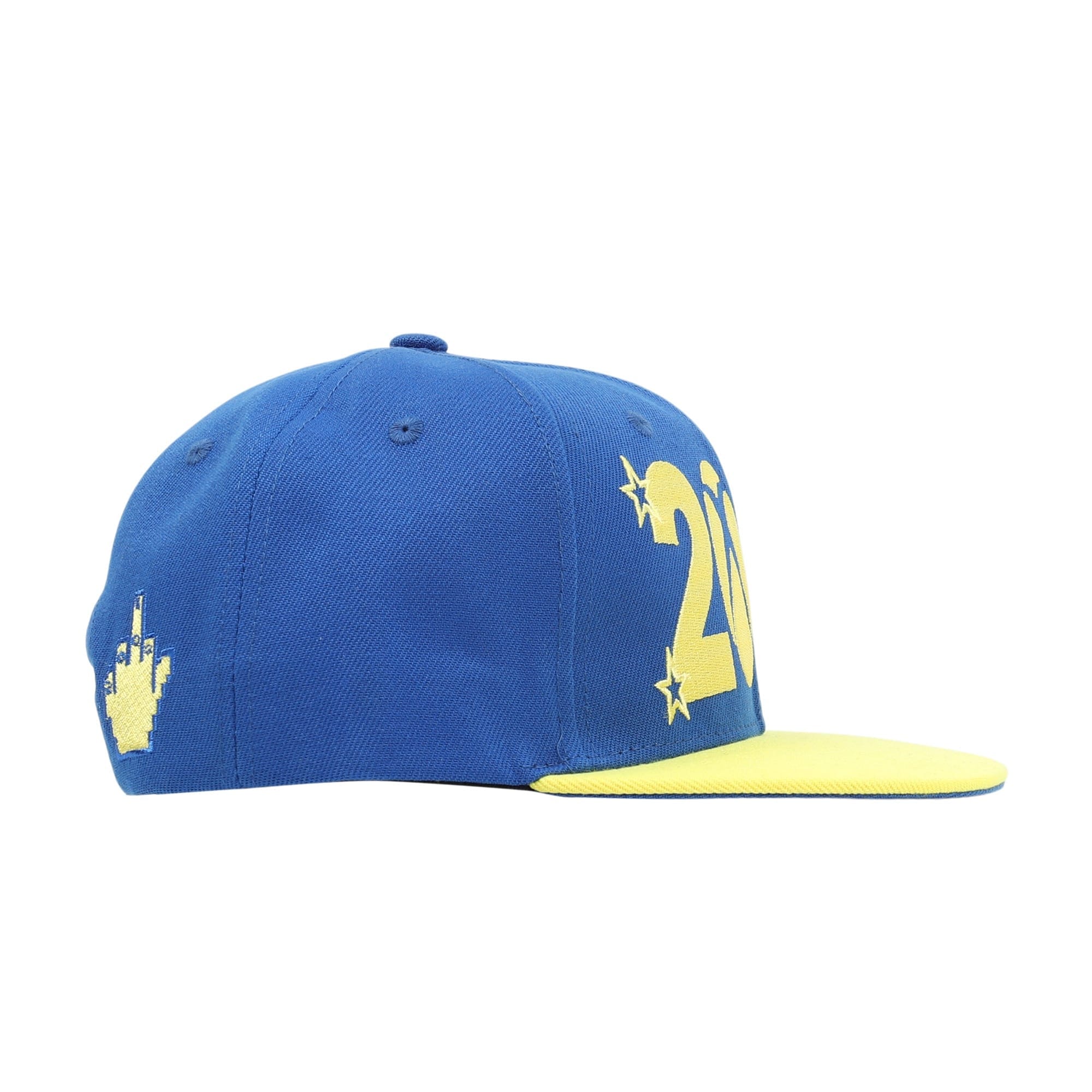 Fuck This Industry 8Box Snapback - Blue/Yellow