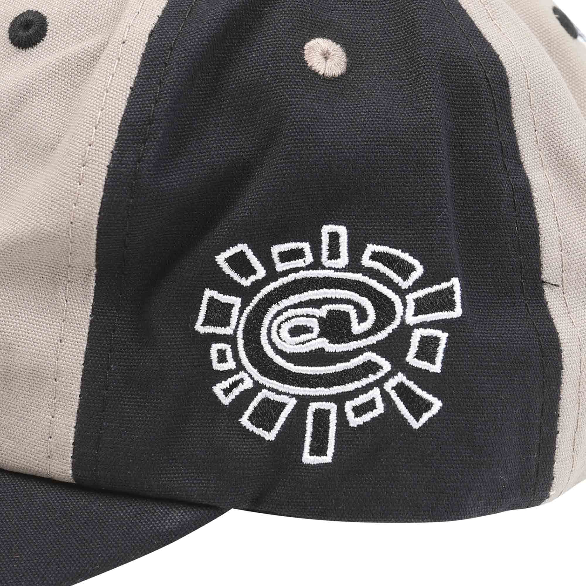 Adwysd Mixed 6 Panel Hat - Grey/Black