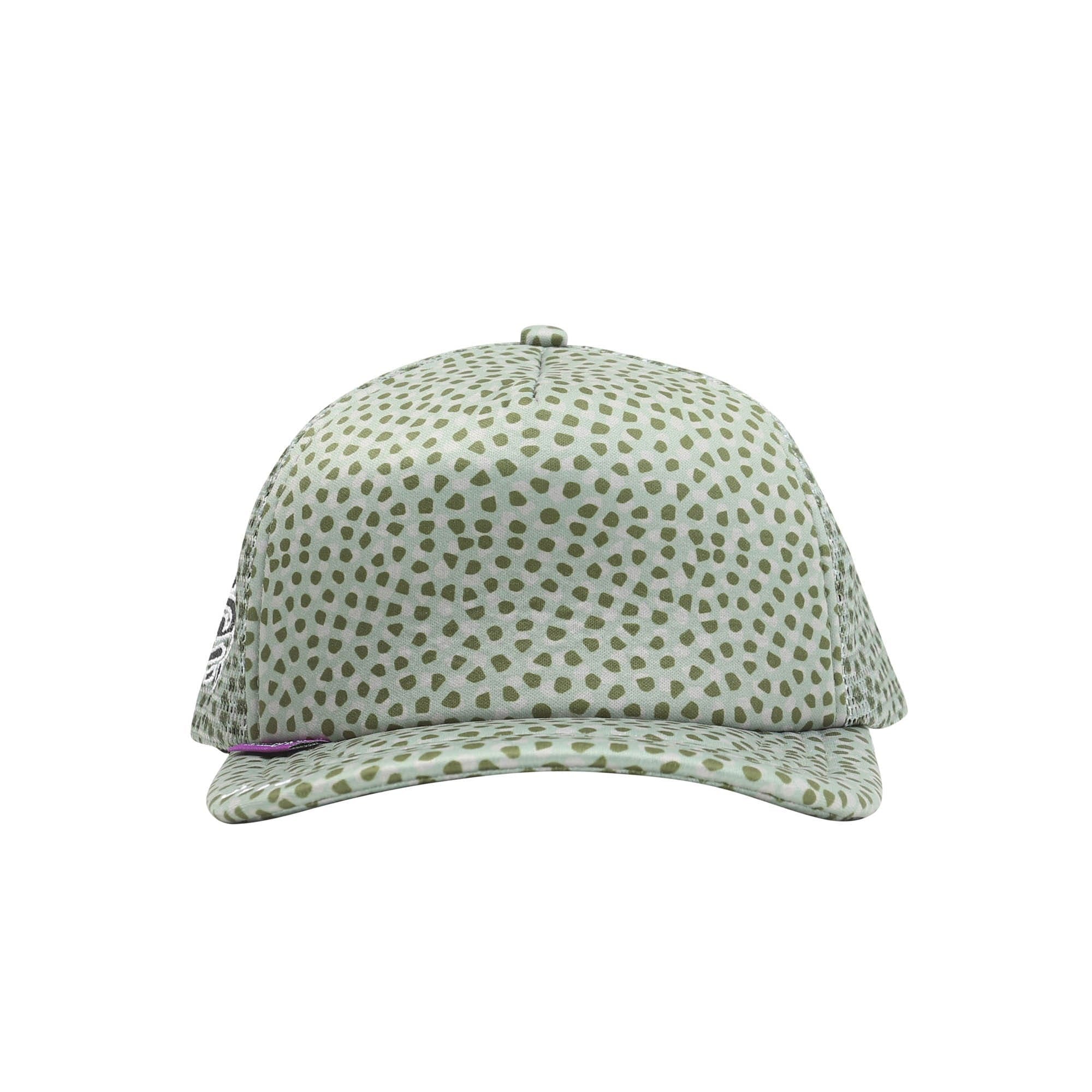 Adwysd Coral Pattern Trucker Cap - Green