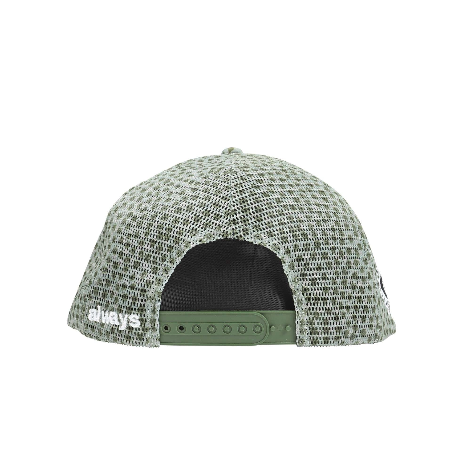Adwysd Coral Pattern Trucker Cap - Green