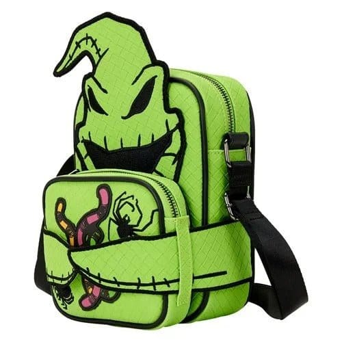 Loungefly The Nightmare Before Christmas Oogie Boogie Glow - in - the - Dark Crossbuddies Bag