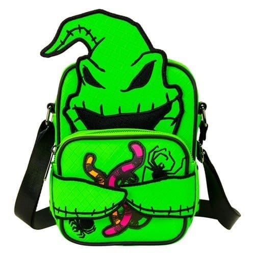Loungefly The Nightmare Before Christmas Oogie Boogie Glow - in - the - Dark Crossbuddies Bag