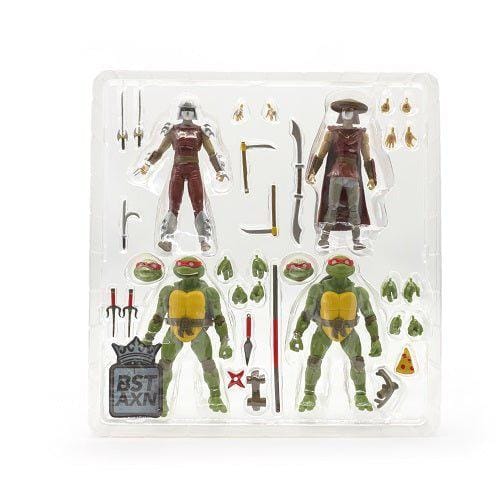 The Loyal Subjects SDCC 2022 BST AXN Teenage Mutant Ninja Turtles Set 2 Classic Comic 5 - Inch 4 - pack Action Figures PX