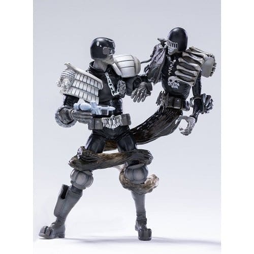 Hiya Toys SDCC 2022 Judge Dredd VS Judge Death Black & White 1/18 Scale Figure 2 Pack