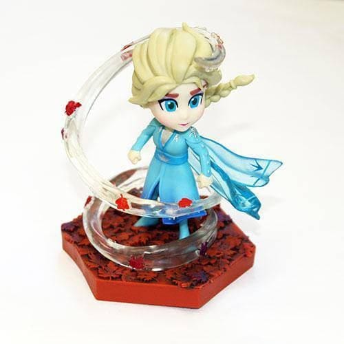 Beast Kingdom Frozen II - Elsa, Anna, Fire Spirit, the Nokk, Oalf - Mini Egg Attack Series MEA - 014 6 - Piece Figure Set