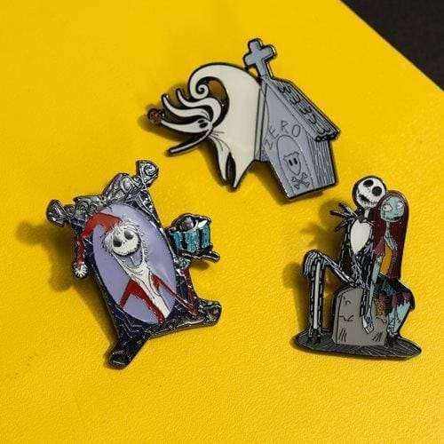 Loungefly Nightmare Before Christmas 3 - Piece Pin Set - Entertainment Earth Exclusive