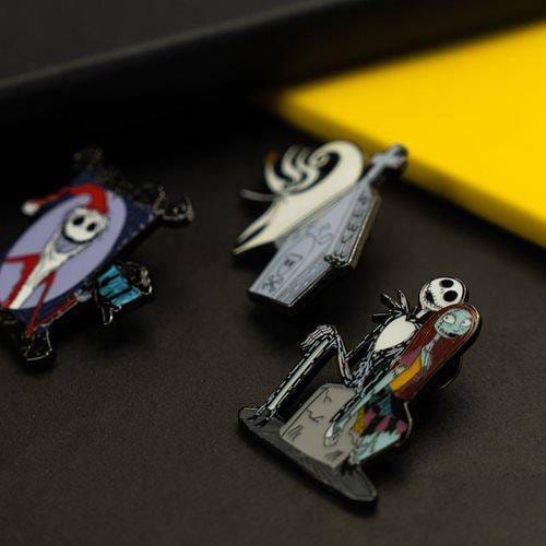 Loungefly Nightmare Before Christmas 3 - Piece Pin Set - Entertainment Earth Exclusive