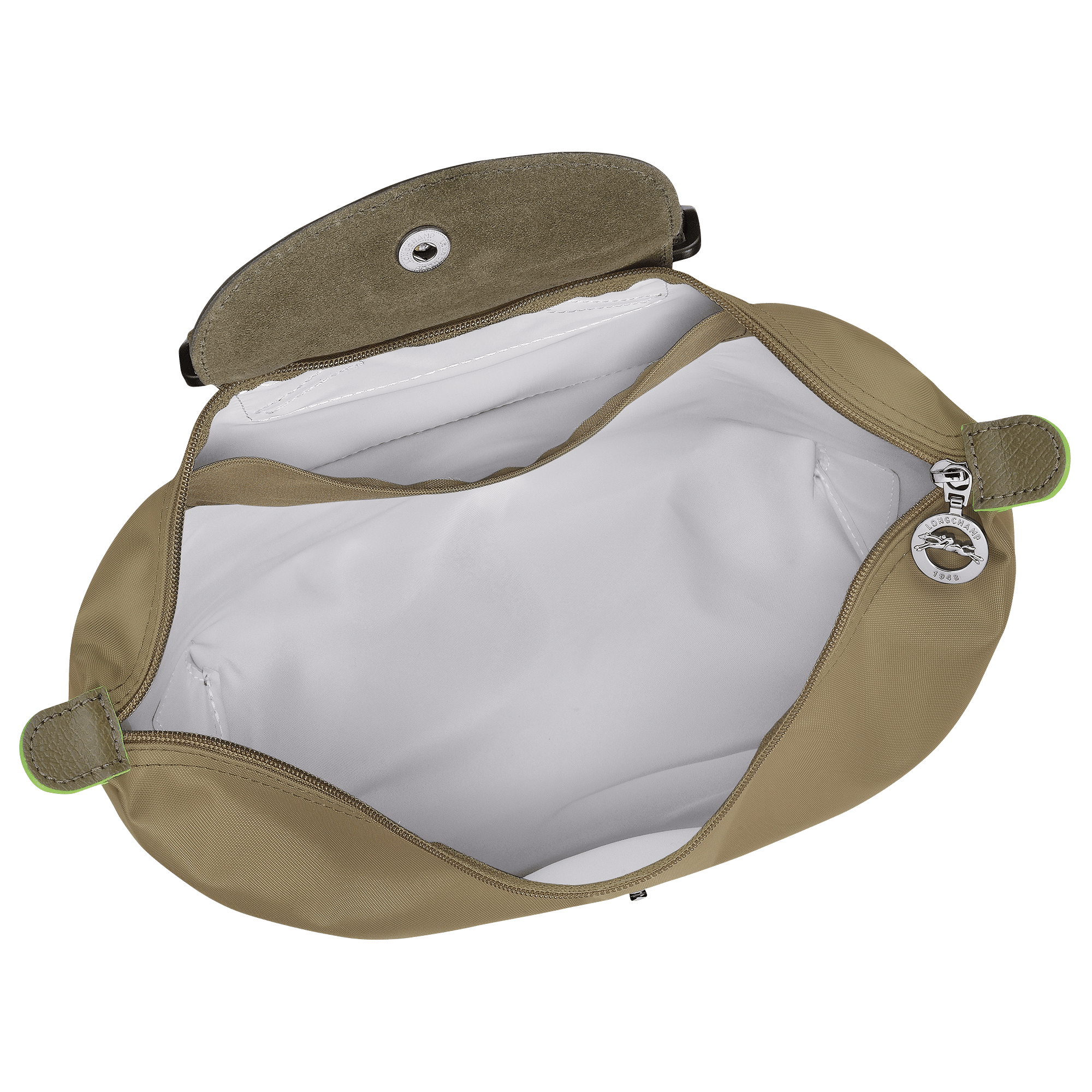 Long Champ Longchamp Le Pliage Green M Backpack Artichoke