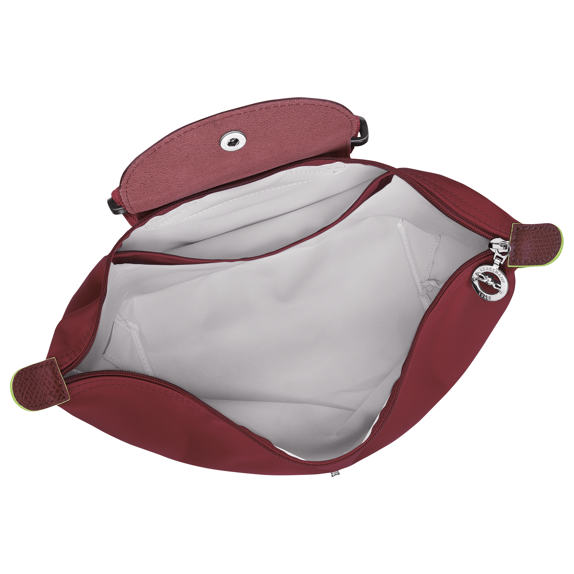 Long Champ Longchamp Le Pliage Green M Backpack Pomegranate