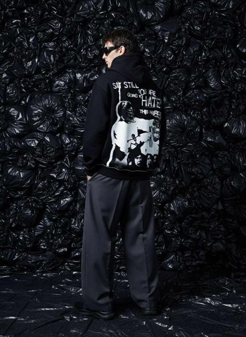 Knoteazy SIT STILL HOODIE