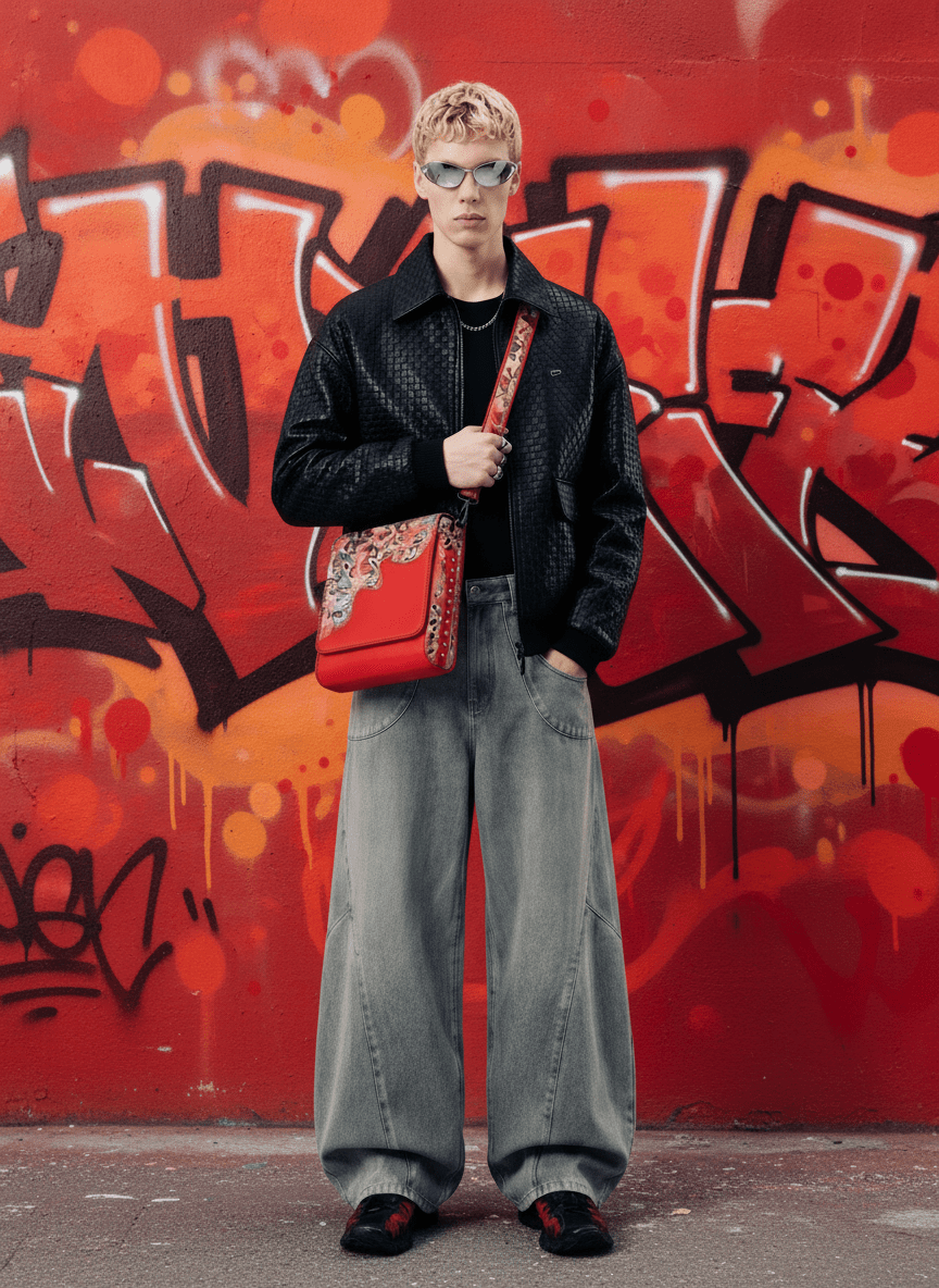 FETTI Graffld Street Messenger Bag - Unisex
