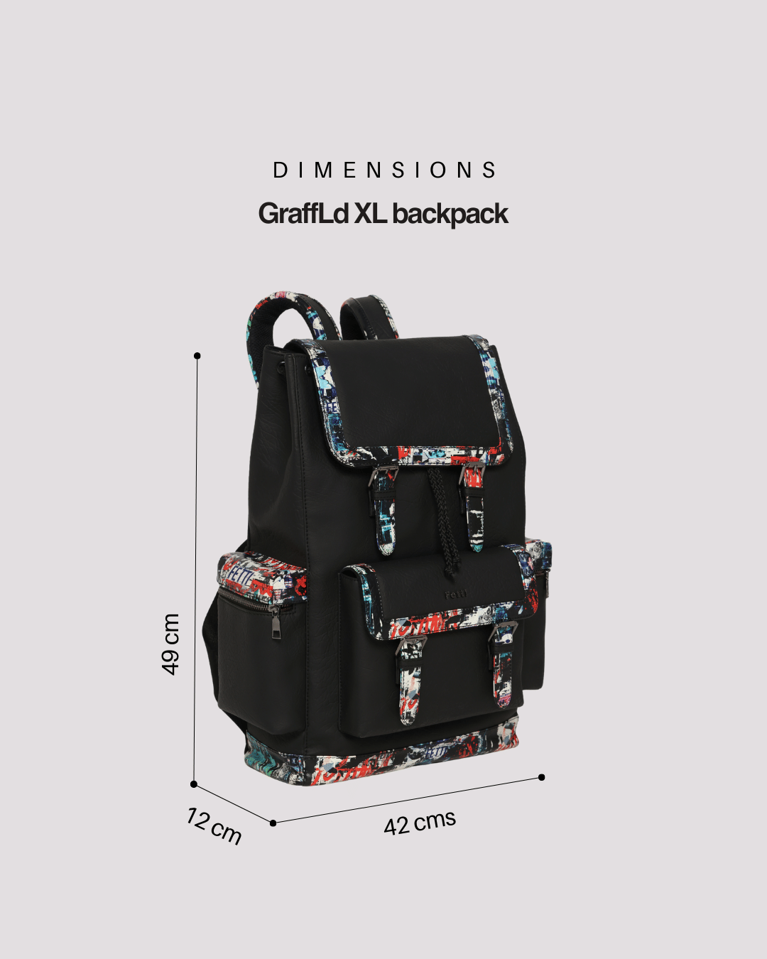 FETTI GraffLD XL Backpack - Unisex