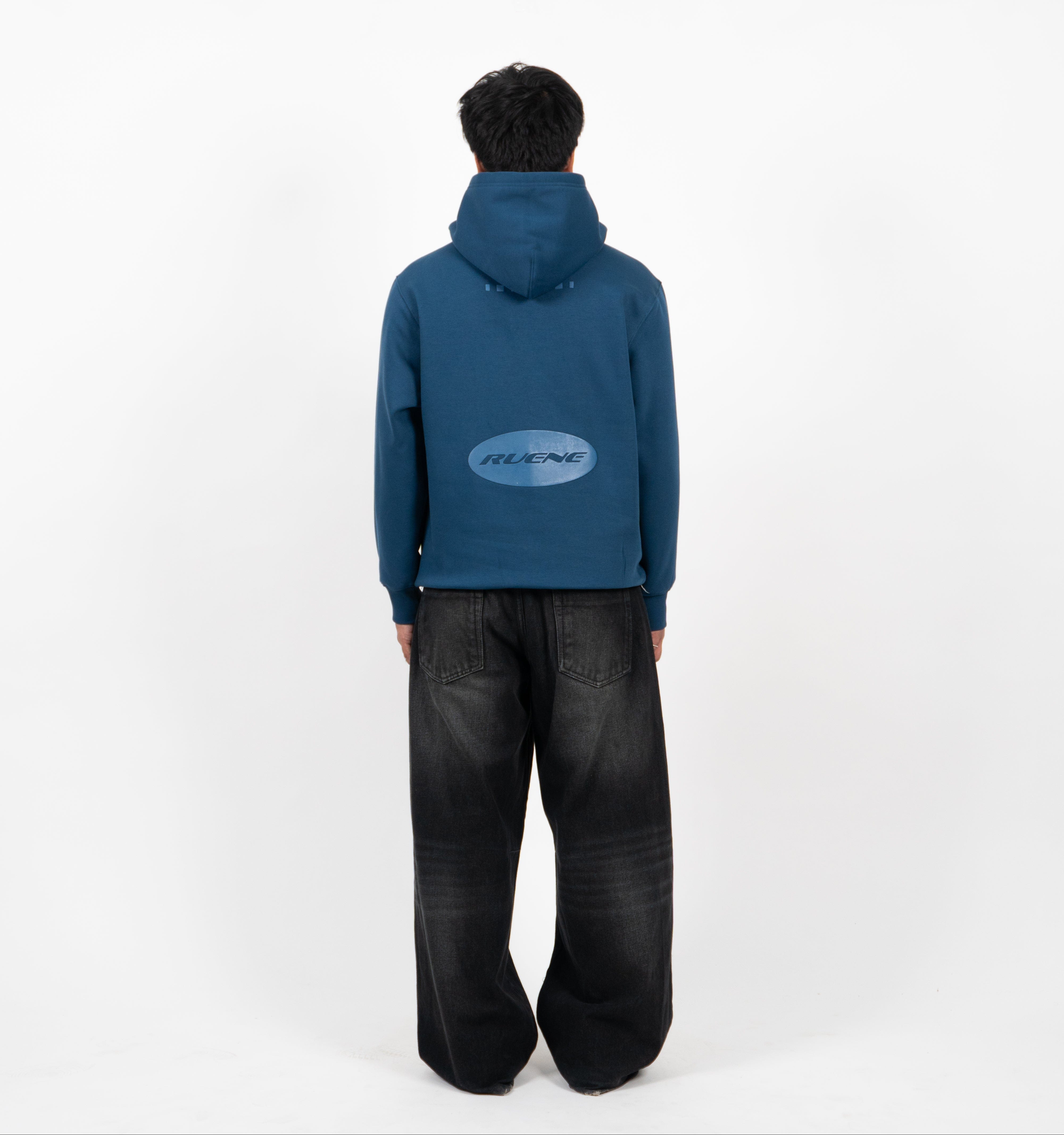 Ruene Blue Baseline Hoodie