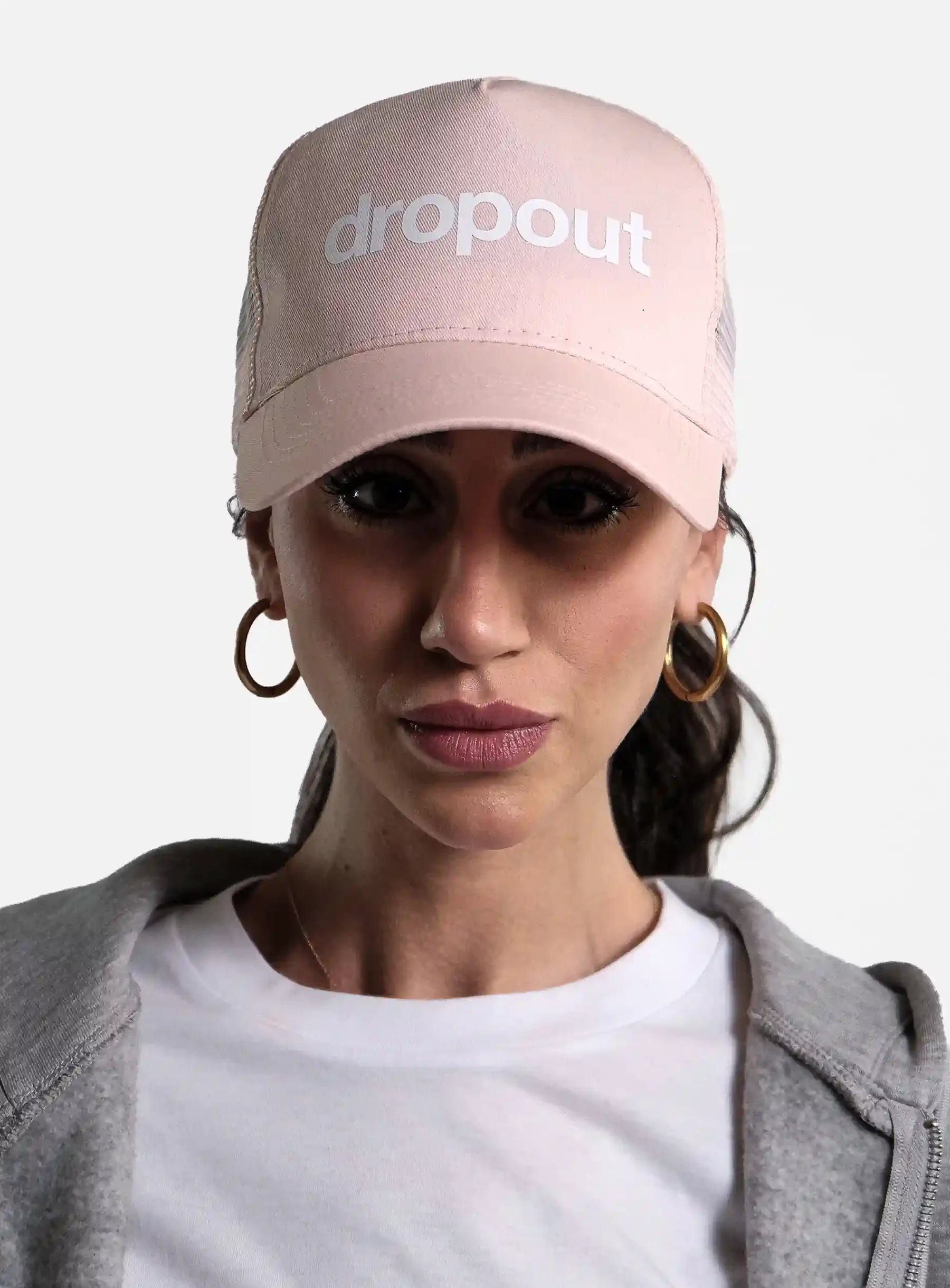 Dropout Women's dropout Basics Trucker Cap Flamingo Pink