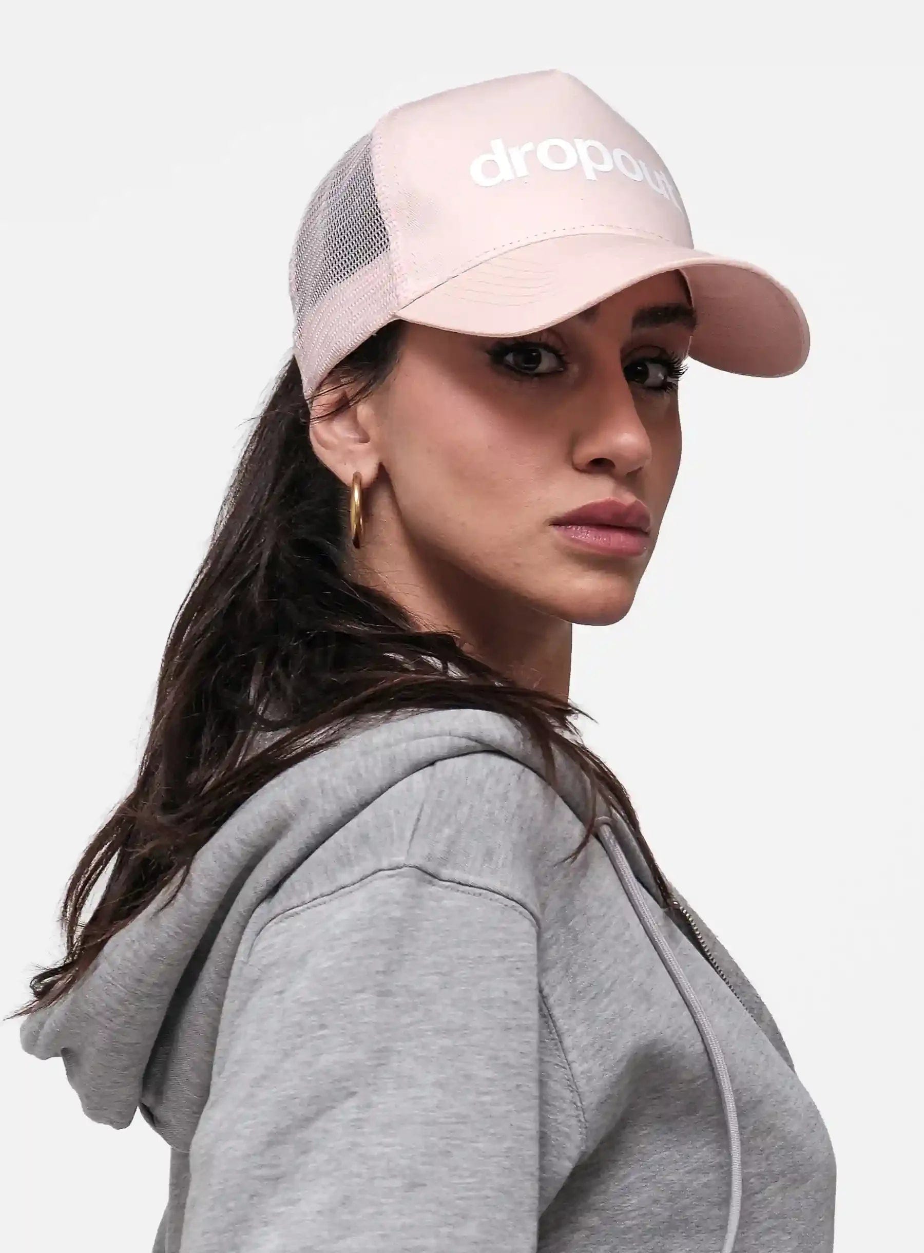 Dropout Women's dropout Basics Trucker Cap Flamingo Pink
