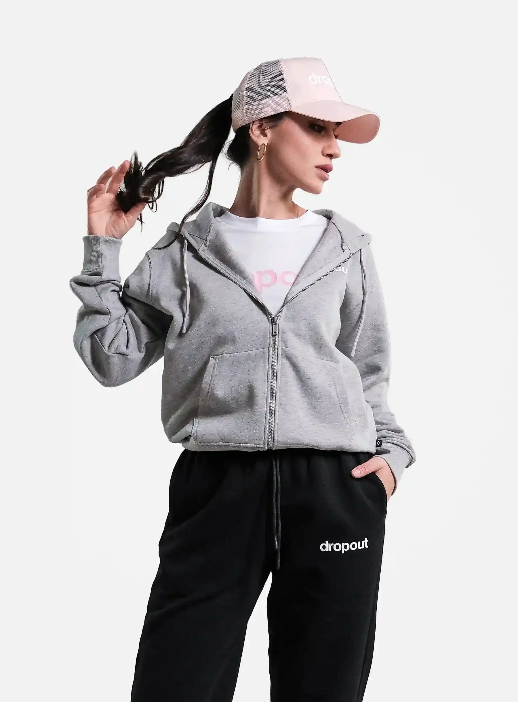 Dropout Women's dropout Basics Trucker Cap Flamingo Pink